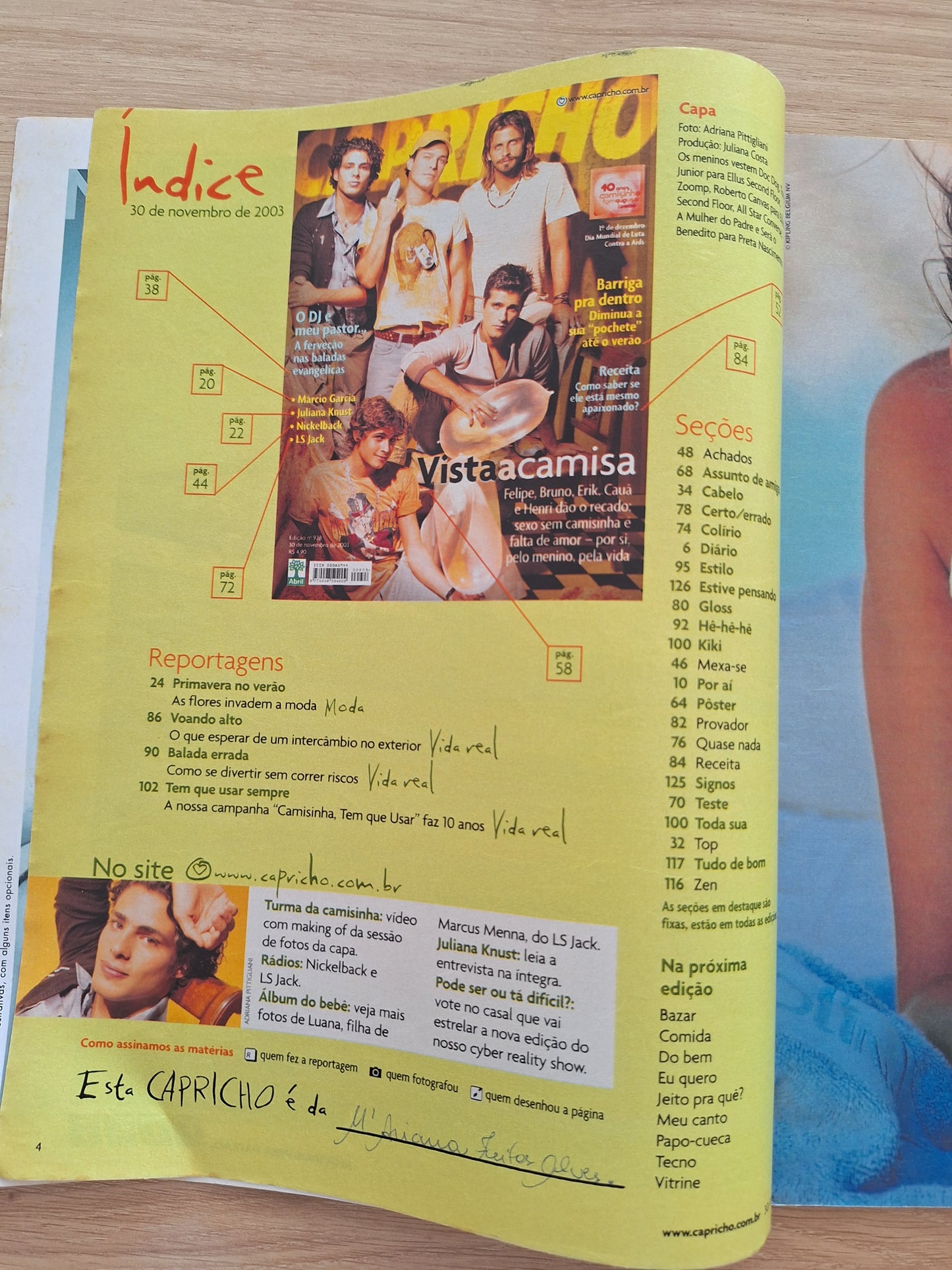 Revista Capricho 928 (2003)