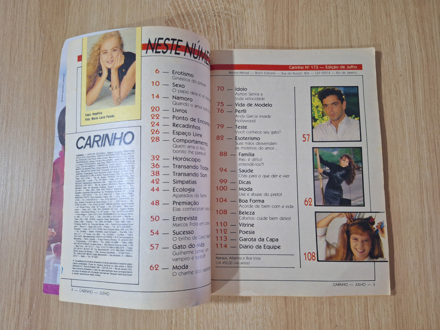 Revista Carinho Nº 173 (1991)