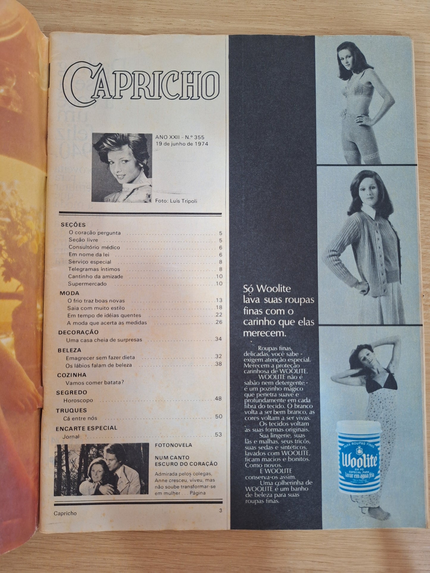Revista Capricho 355 (1974)