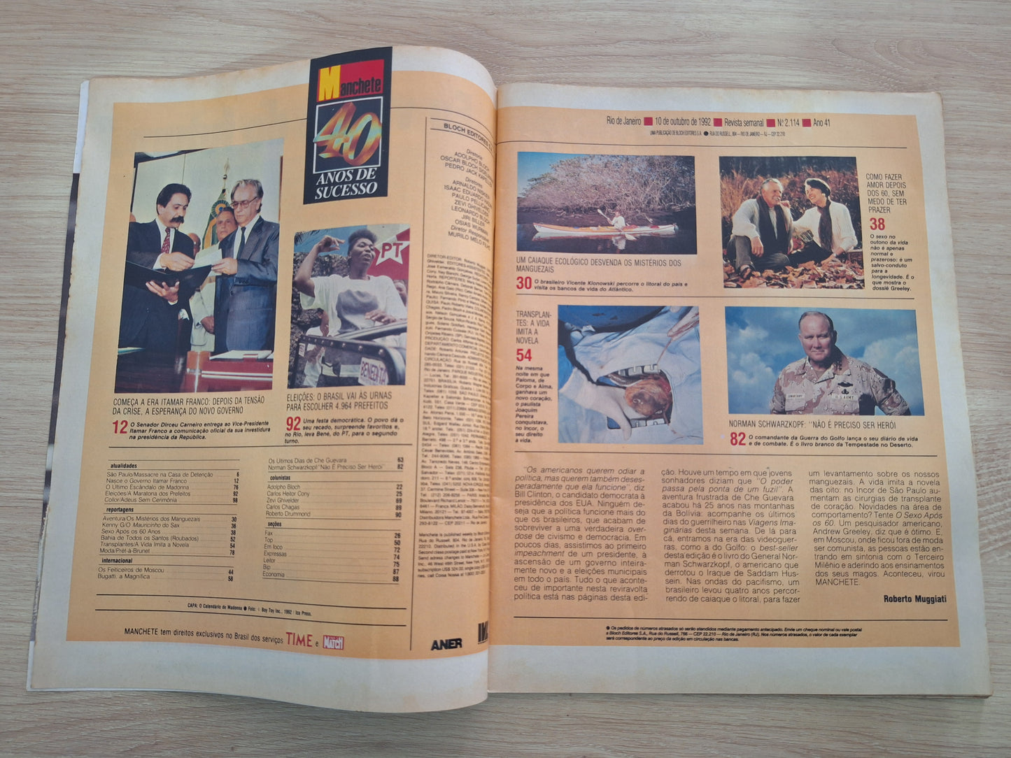 Revista Manchete 2114 (1992)