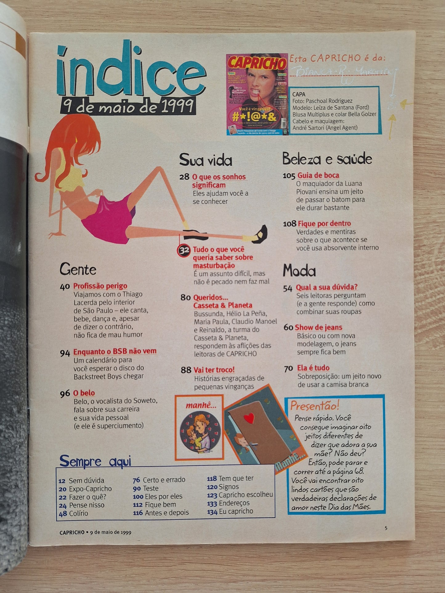 Revista Capricho 809 (1999)