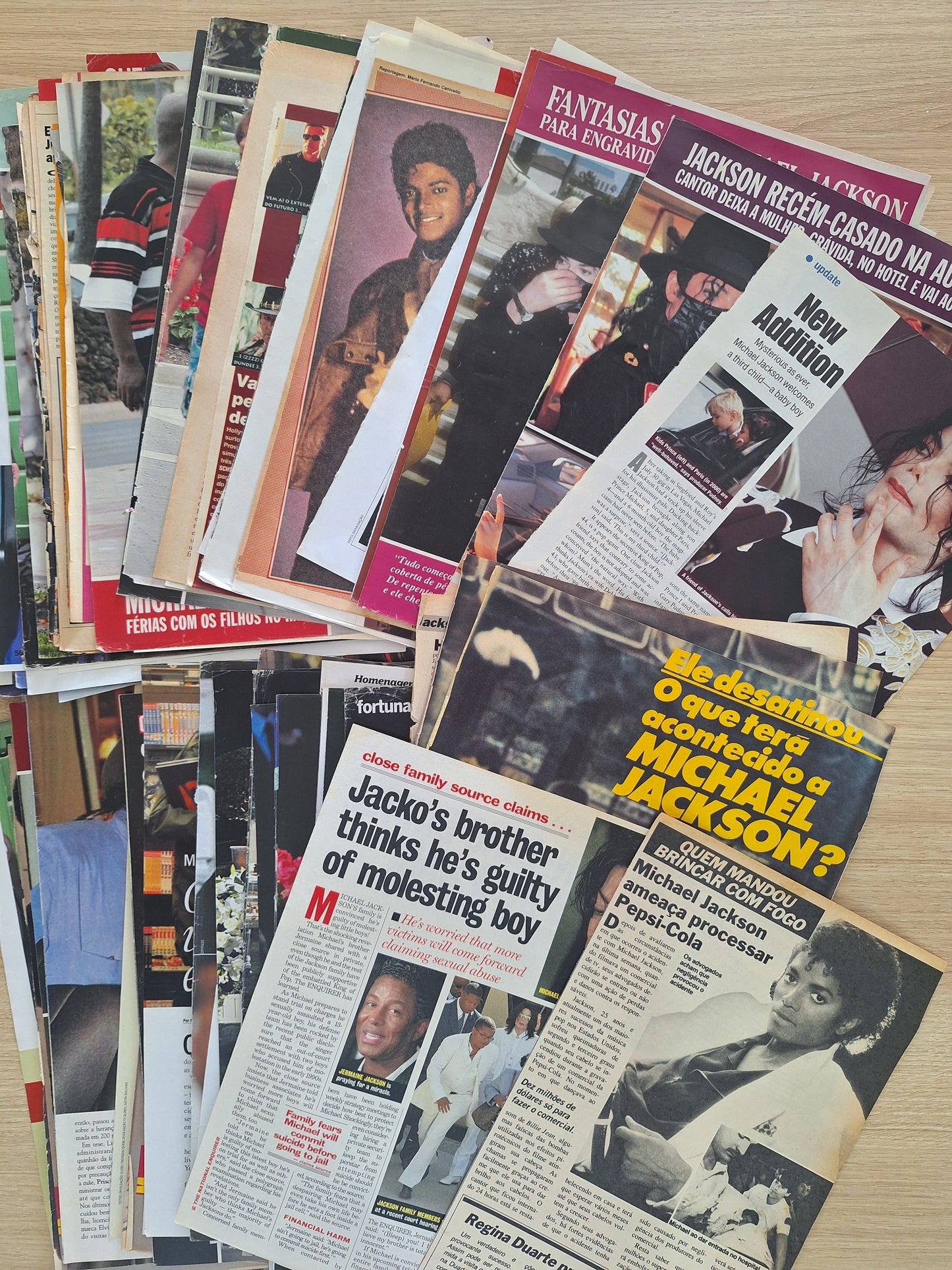 Michael Jackson - Lote de Material avulso
