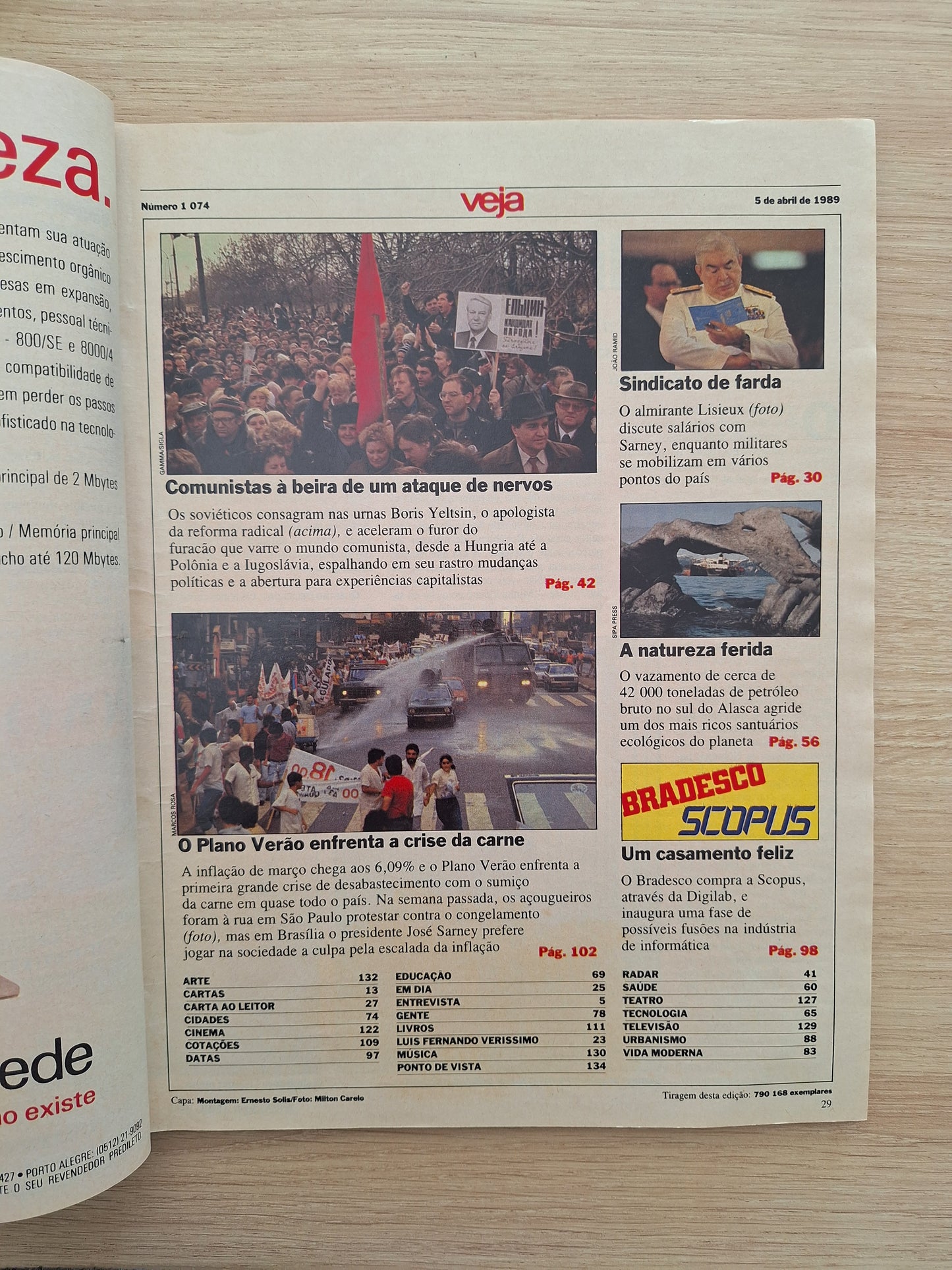 Revista Veja 1074 (1989)