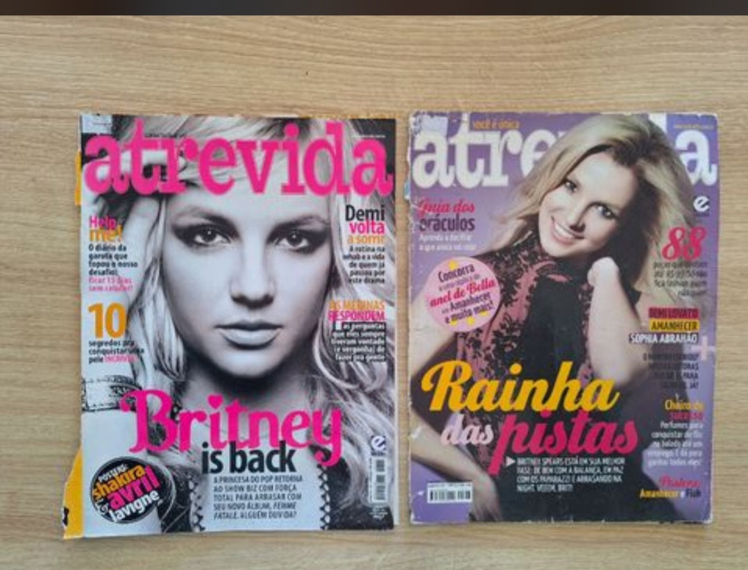 Britney Spears - Material Capa+reportagem