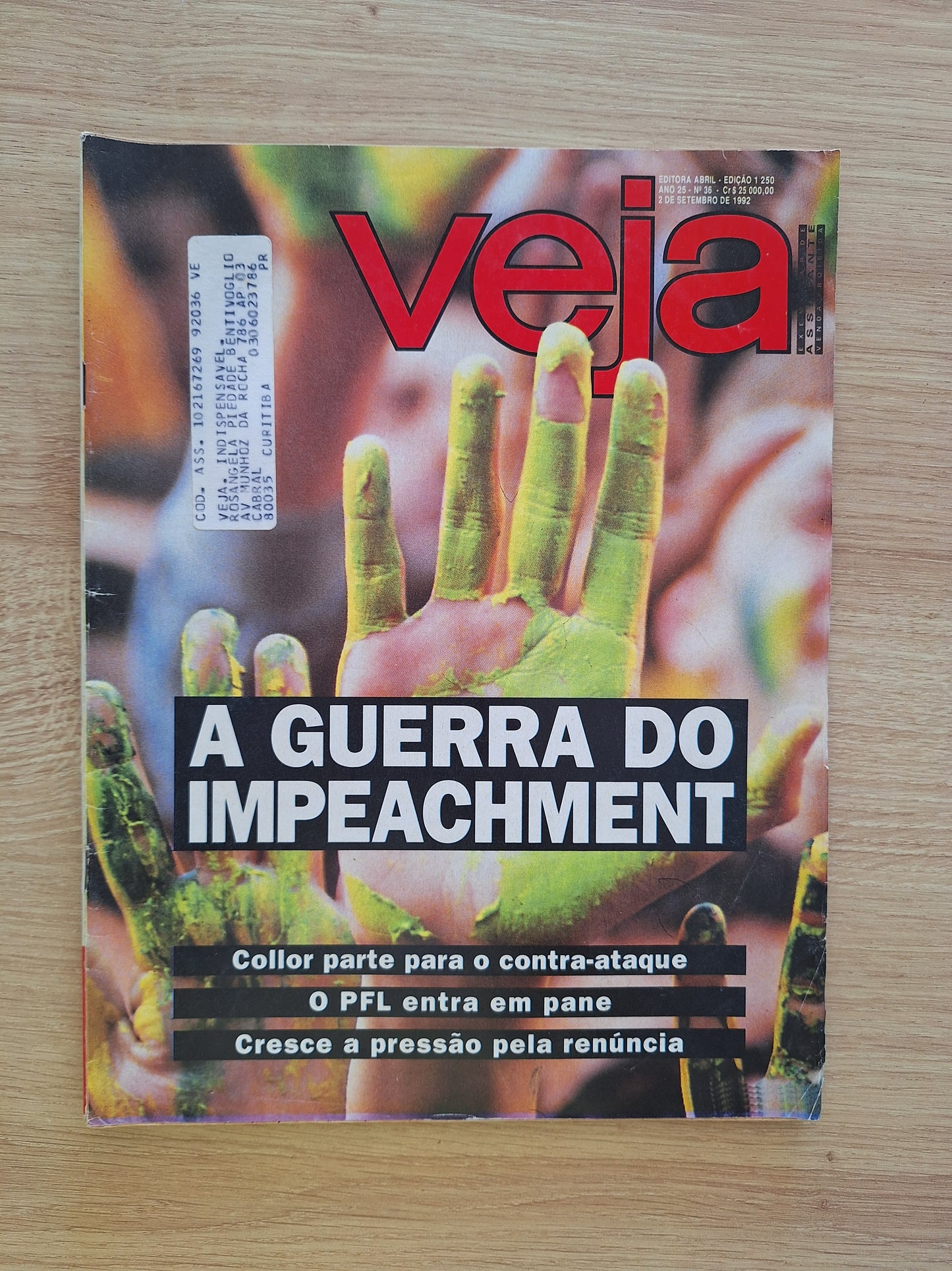 Revista Veja 1250 (1992)