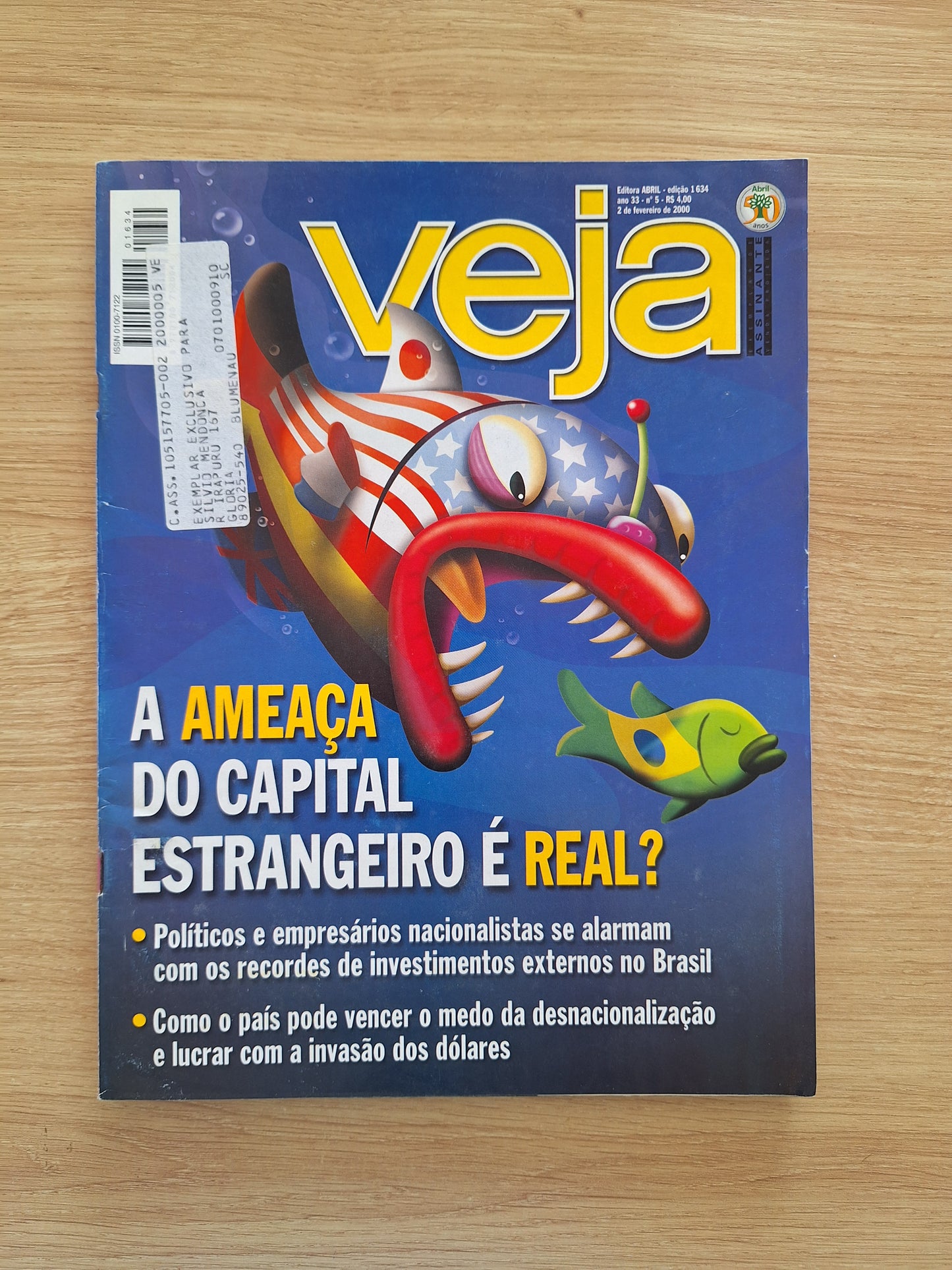 Revista Veja 1634 (2000)