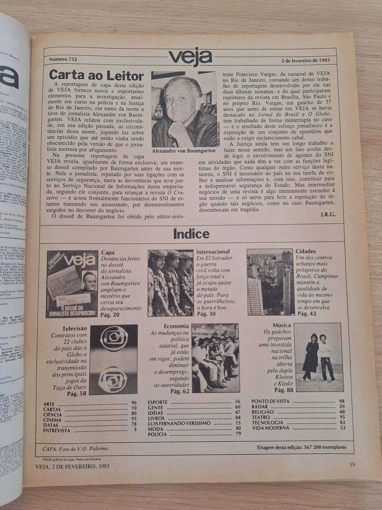 Revista Veja 752 (1983)