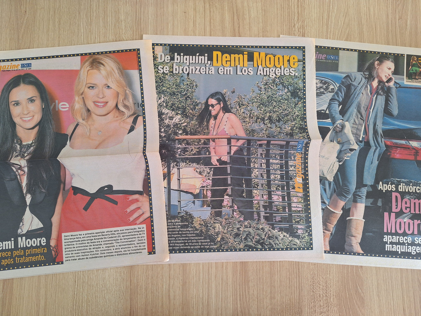 Demi Moore - Material de revista e jornais