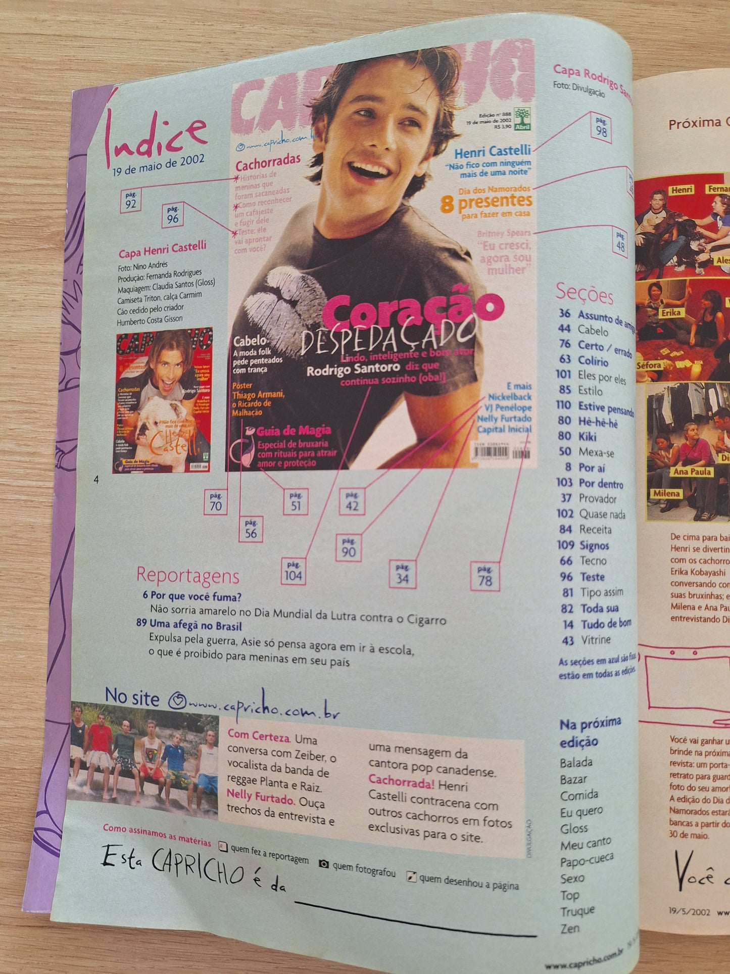 Revista Capricho Nº 888 (2002)