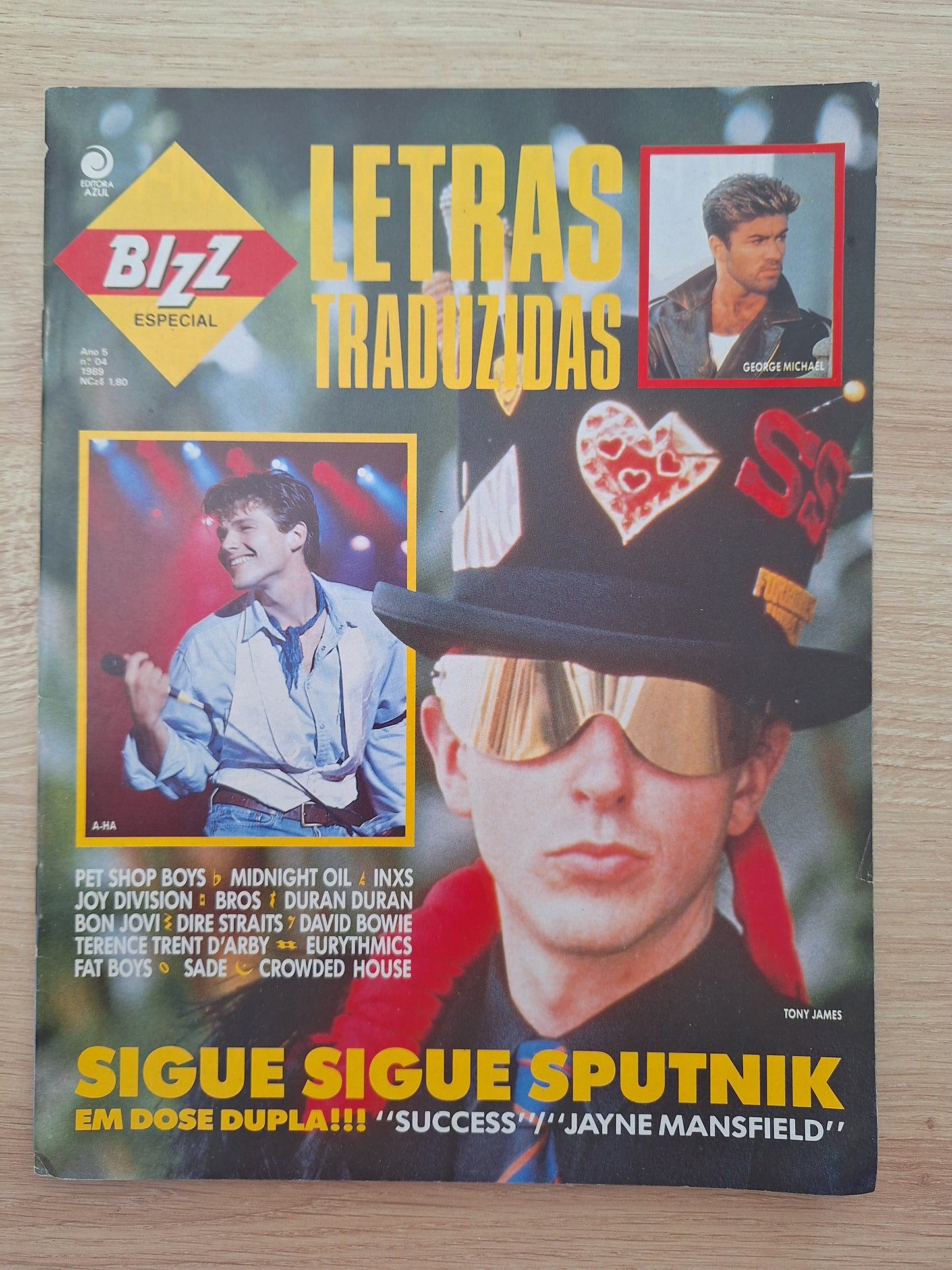 Revista Bizz Letras Traduzidas 04 (1989)