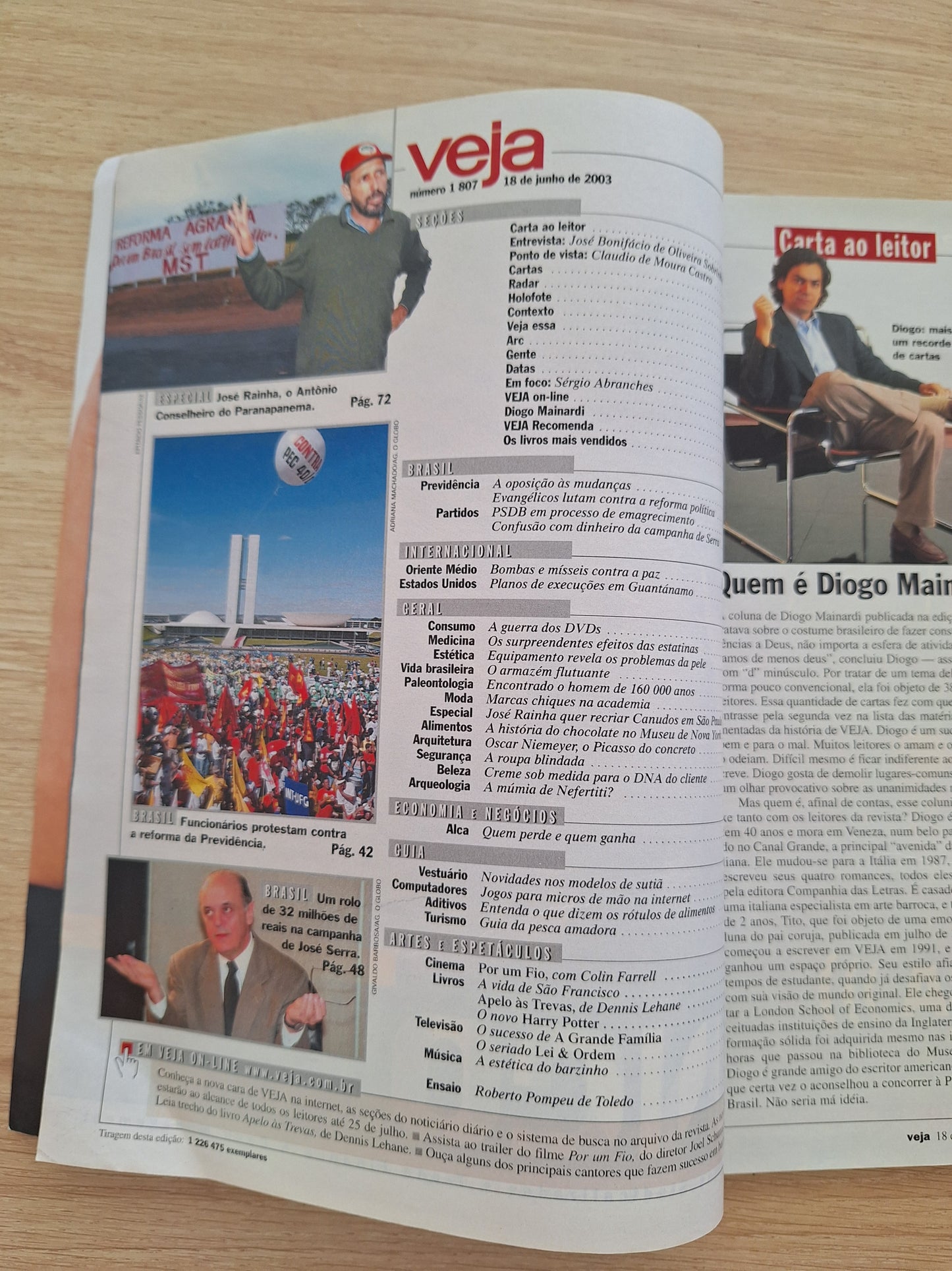 Revista Veja 1807 (2003)