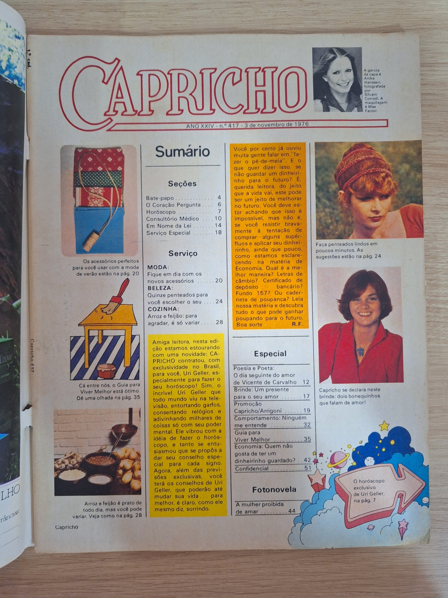 Revista Capricho 417 (1976)