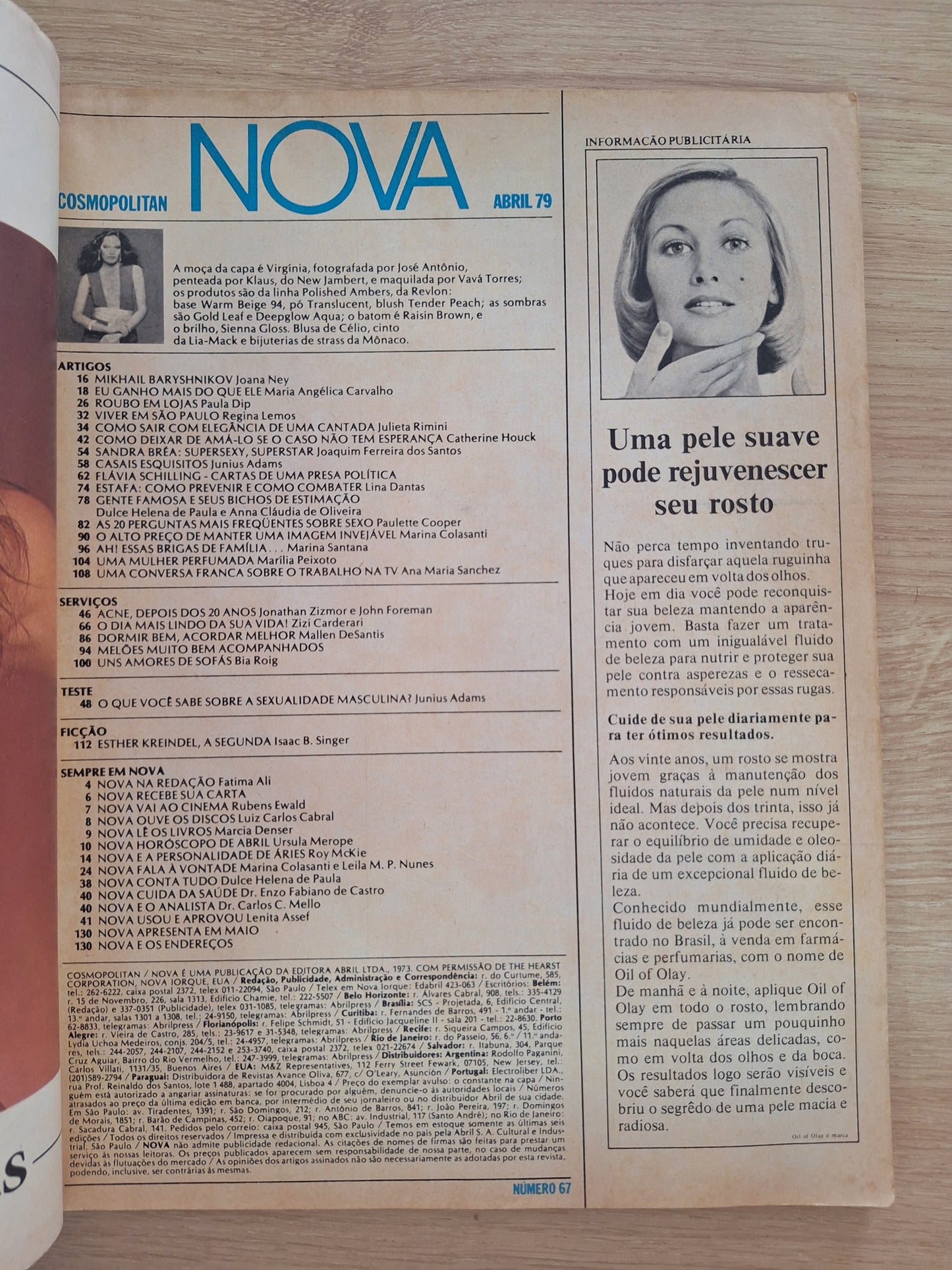 Revista Nova Cosmopolitan Nº 67 (1979)