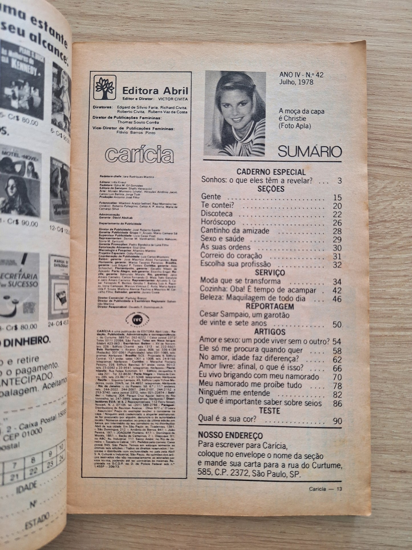 Revista Carícia Nº 42 (1978)