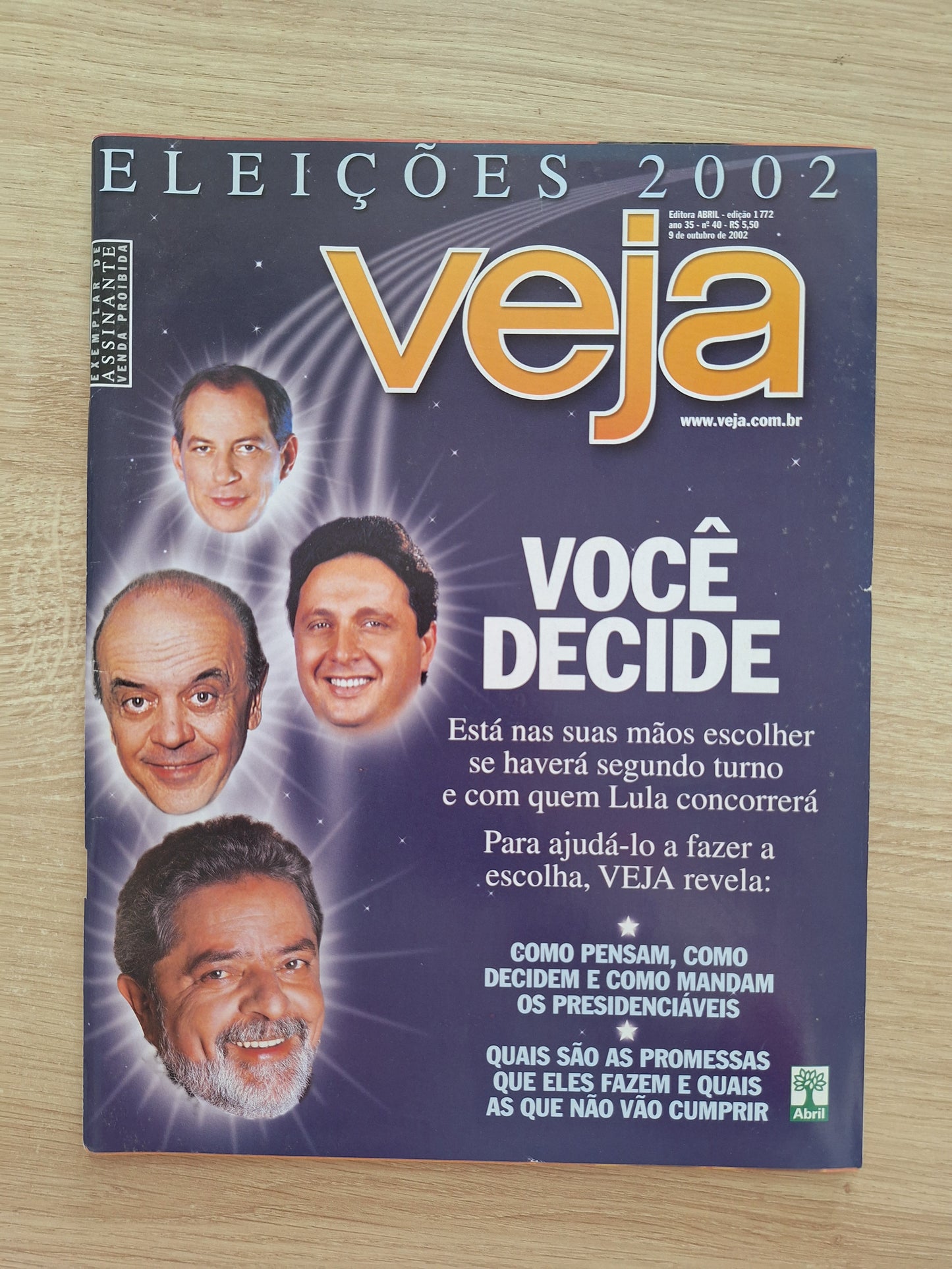 Revista Veja 1772 / 2002