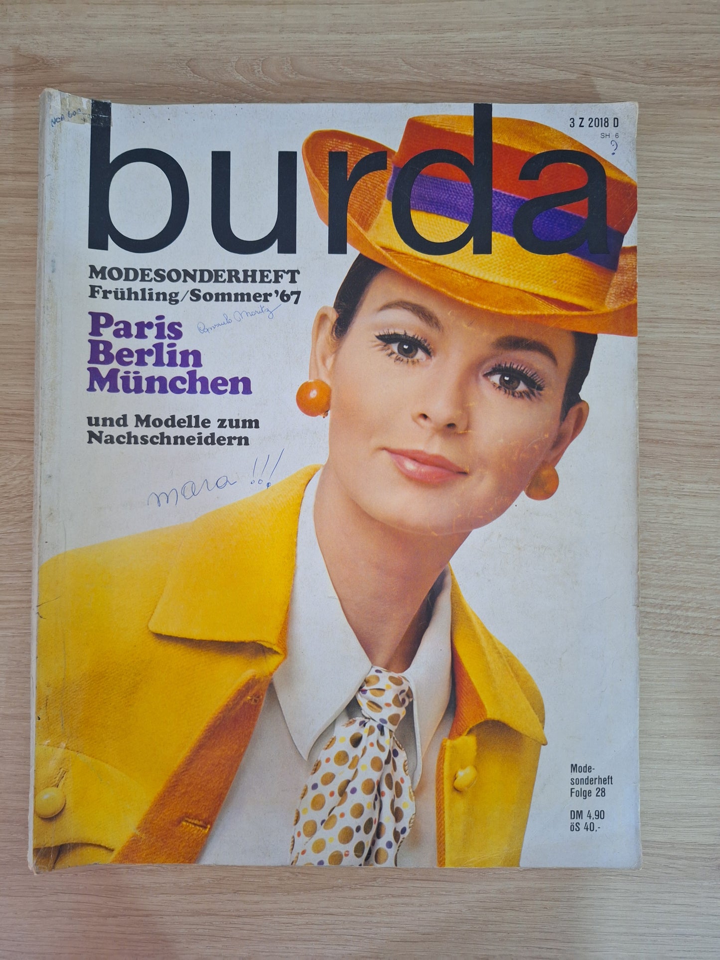 Revista Burda Nº 28 - Moda Anos 60