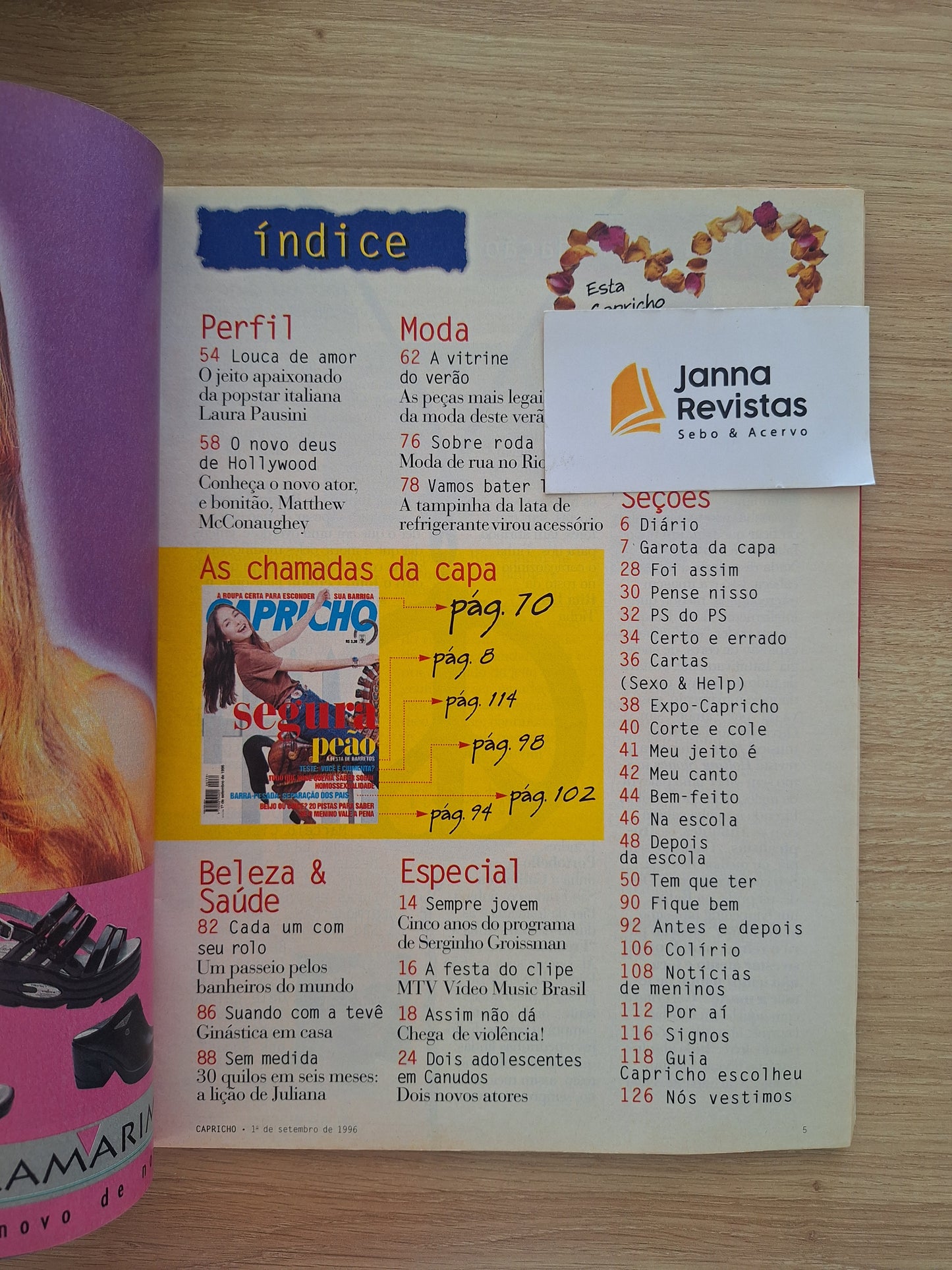 Revista Capricho 739 (1996)