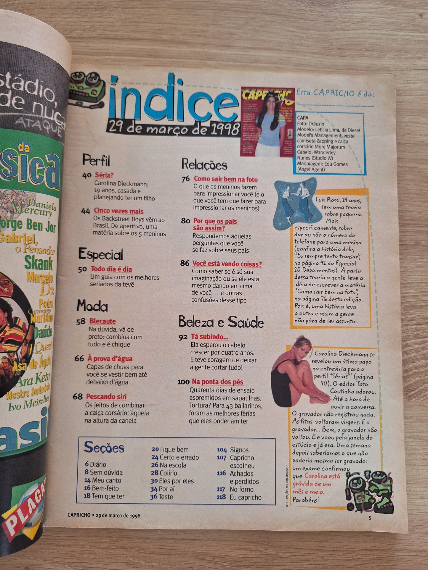 Revista Capricho 780 (1998)