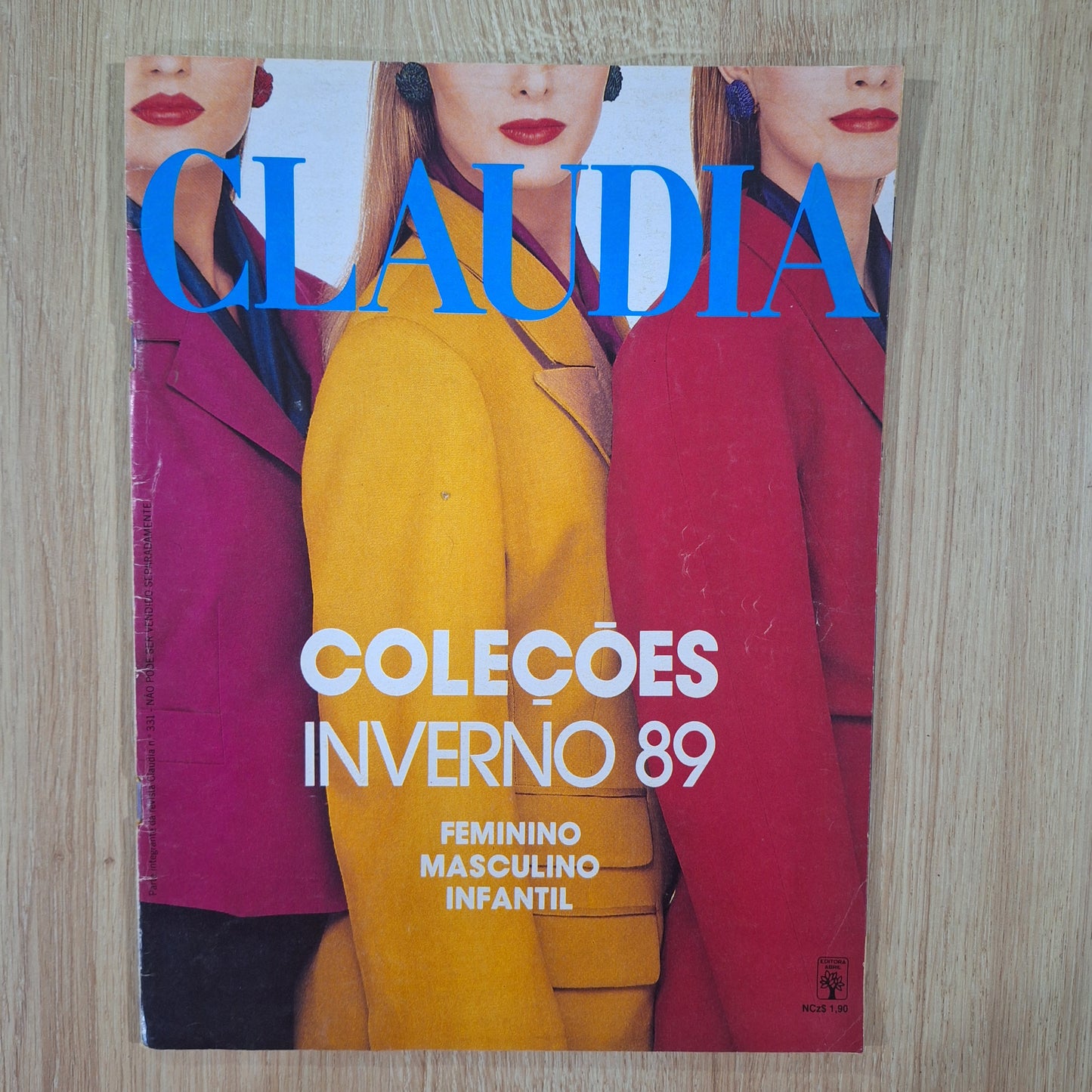 Revista Claudia Coleções 1989