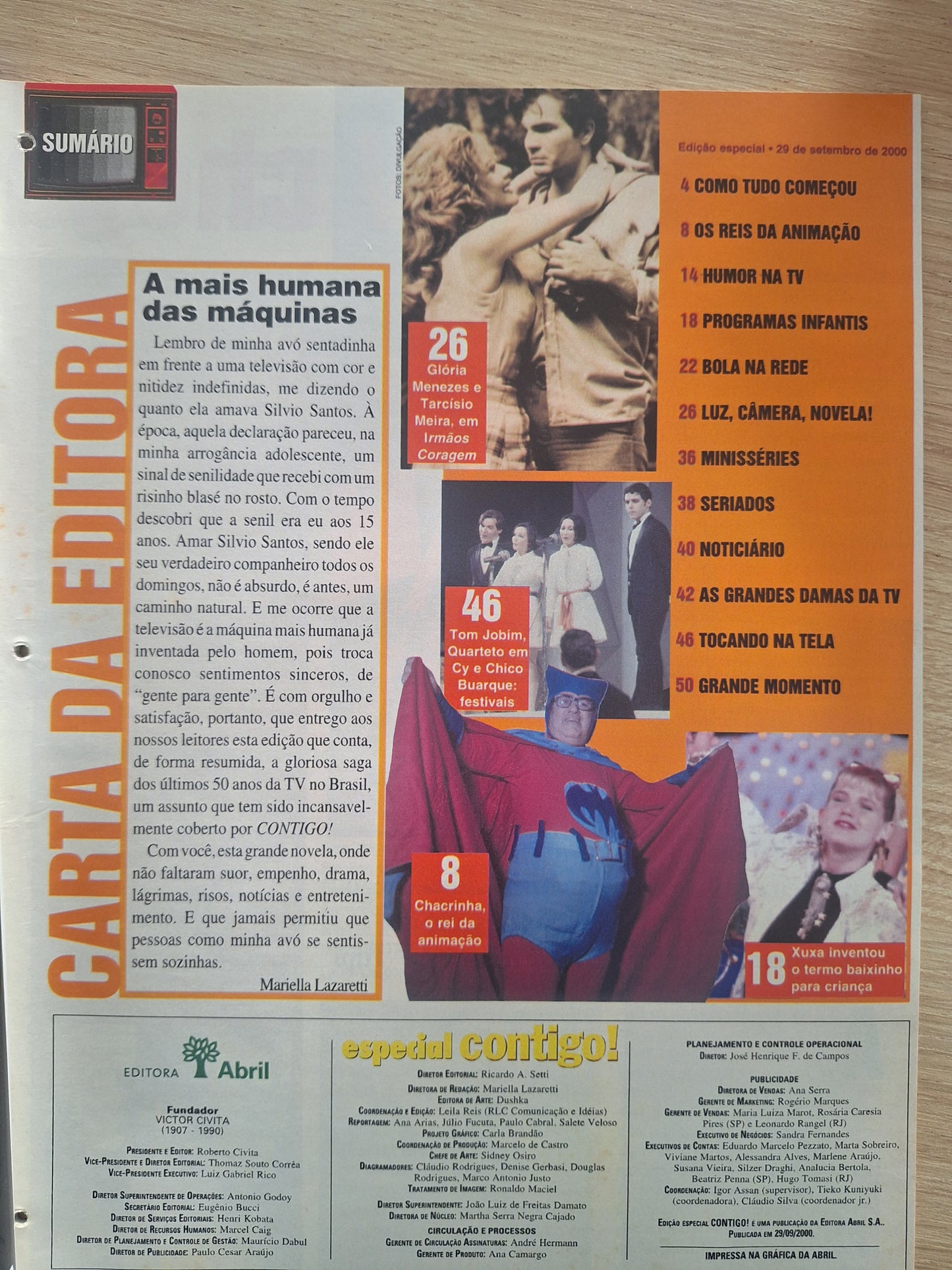 Revista Contigo Especial 50 anos de TV