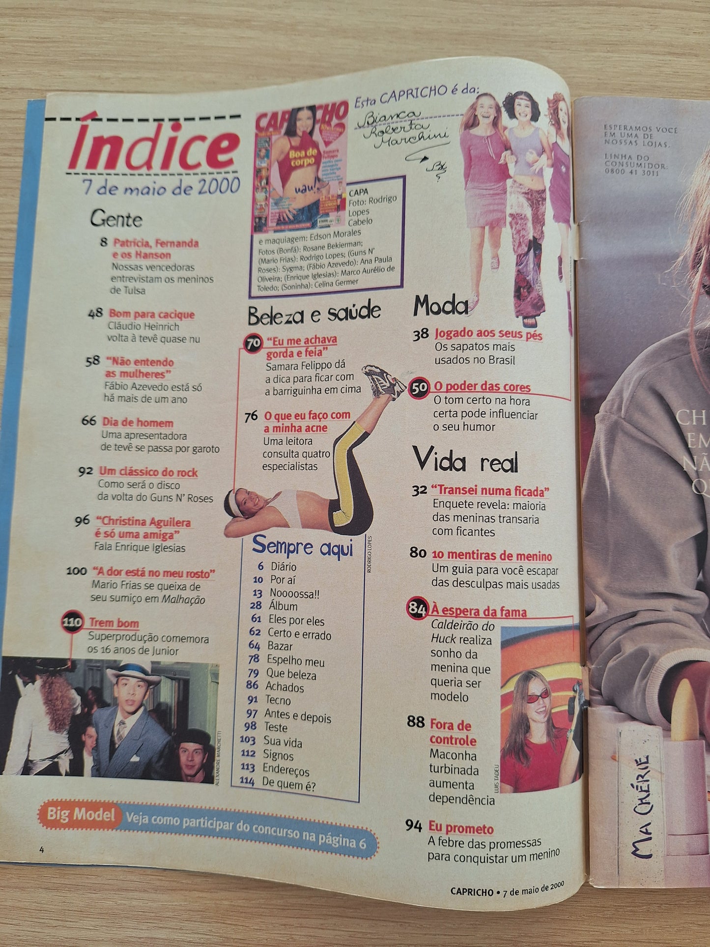 Revista Capricho 835 (2000)