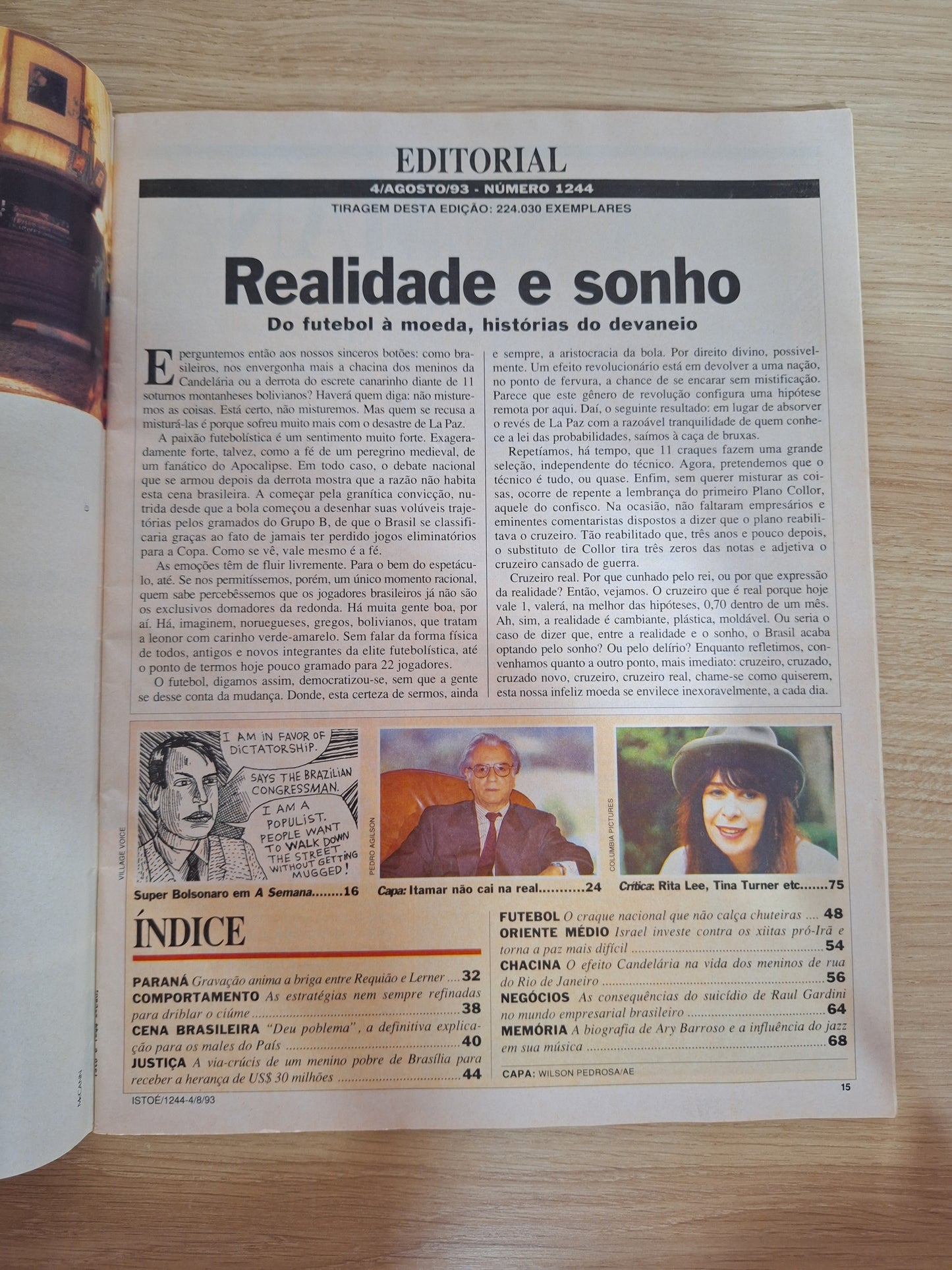 Revista Istoé 1244 (1993)