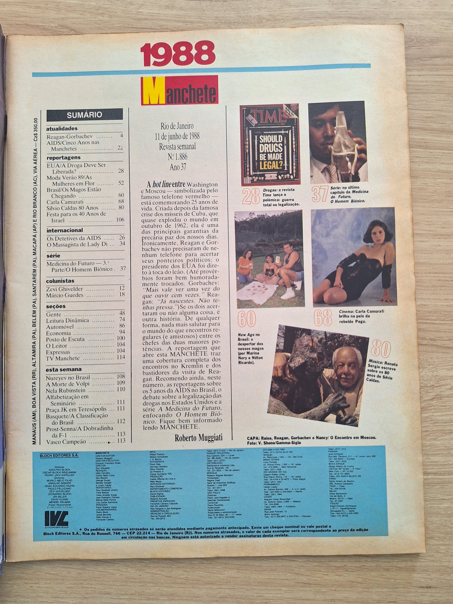 Revista Manchete 1886 (1988)