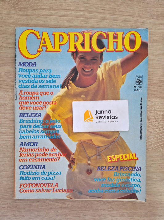 Revista Capricho 501 (1980)