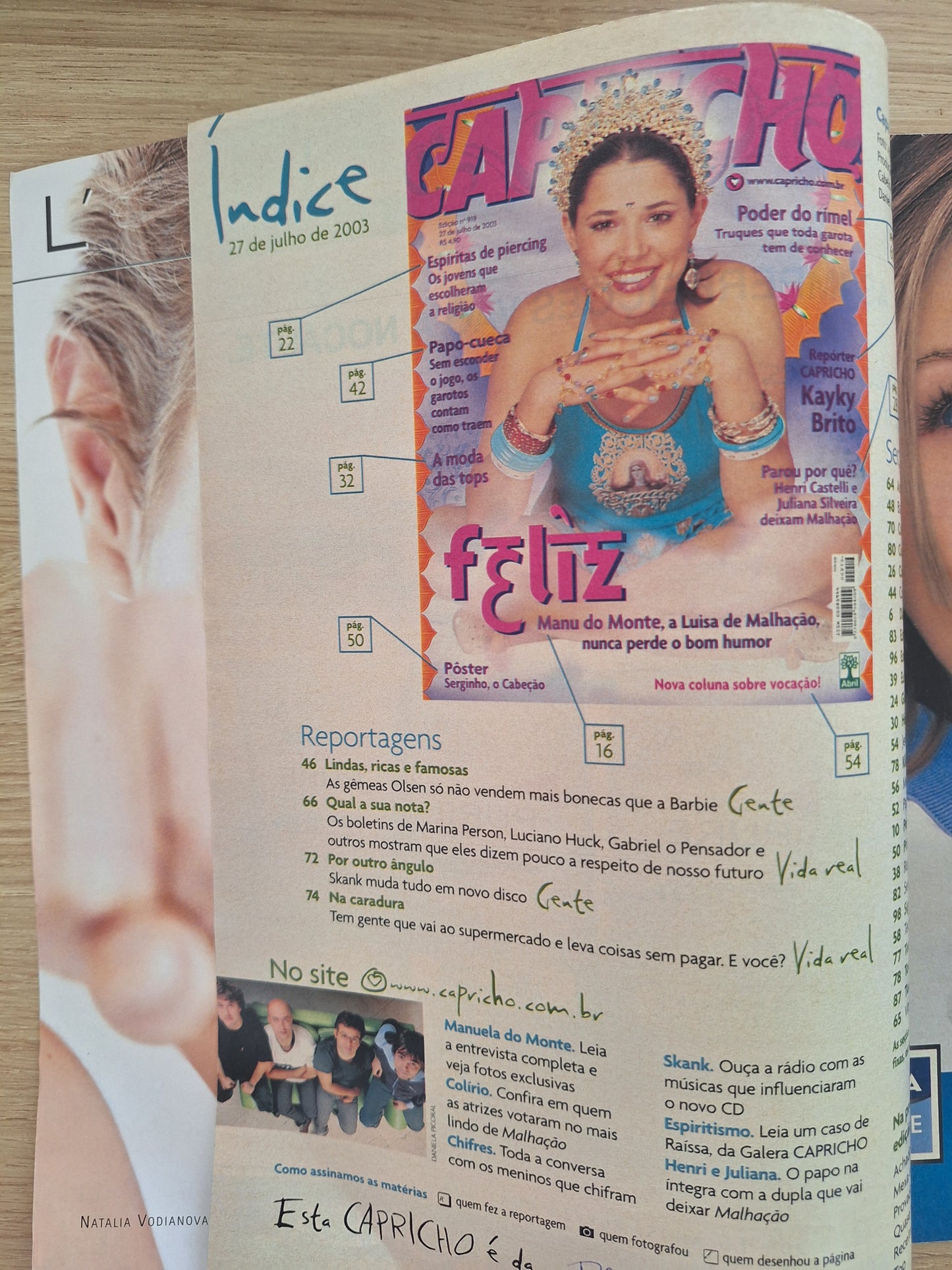 Revista Capricho 919 (2003)