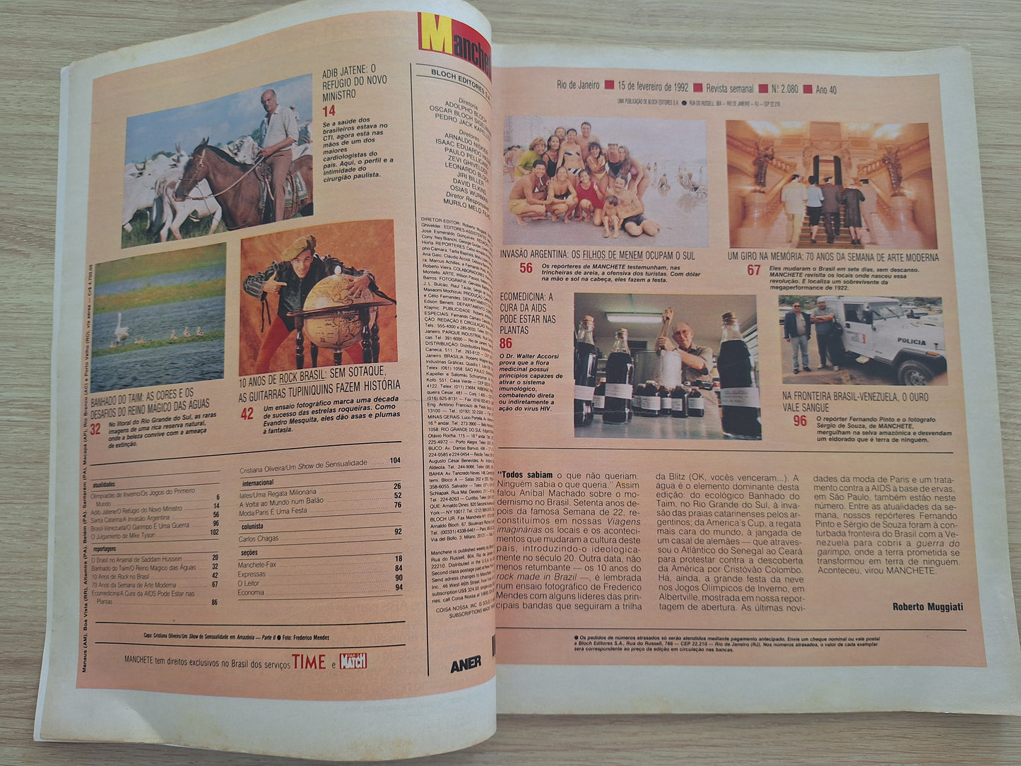 Revista Manchete 2080 (1992)