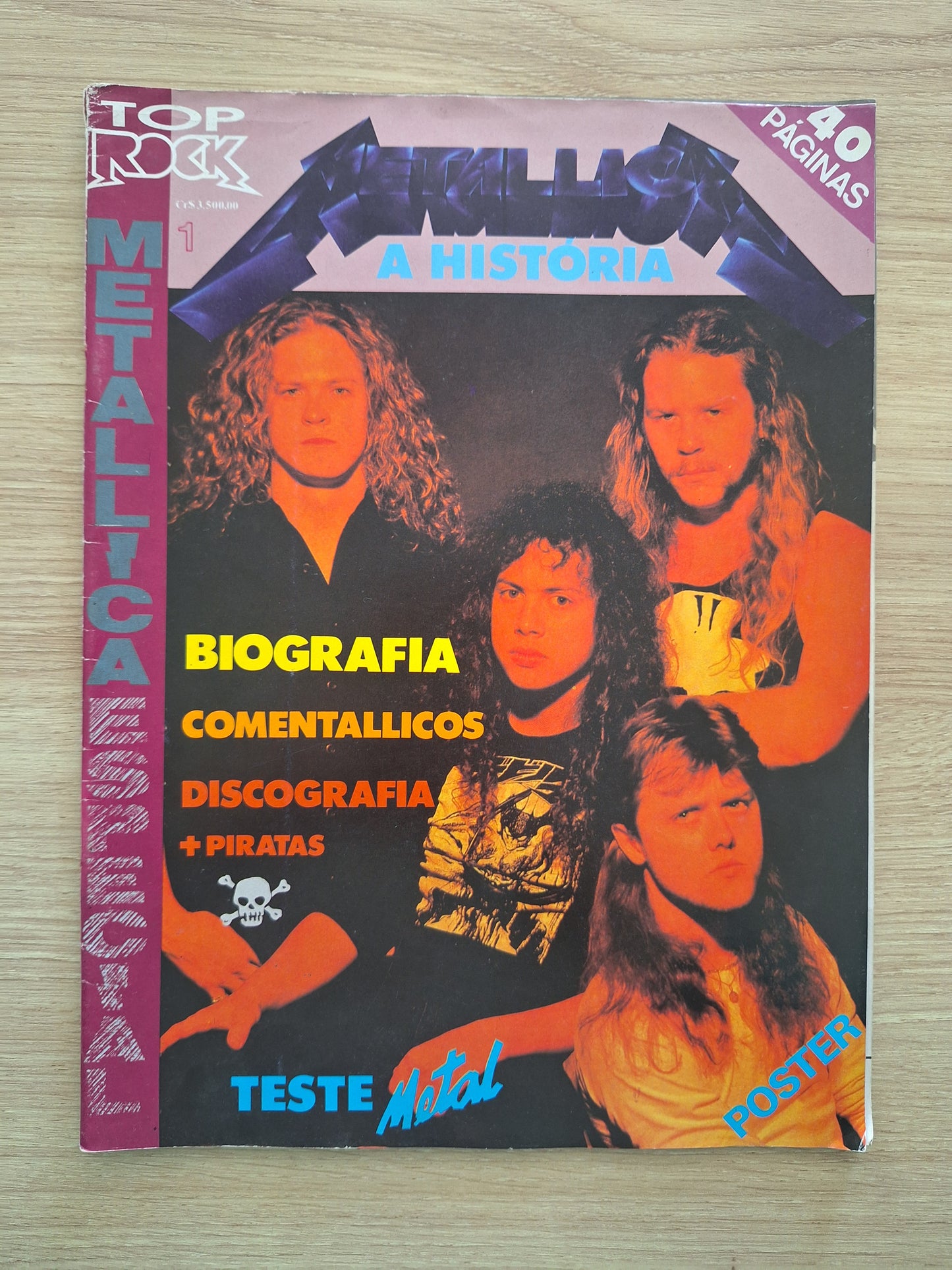 Revista Top Rock Metallica