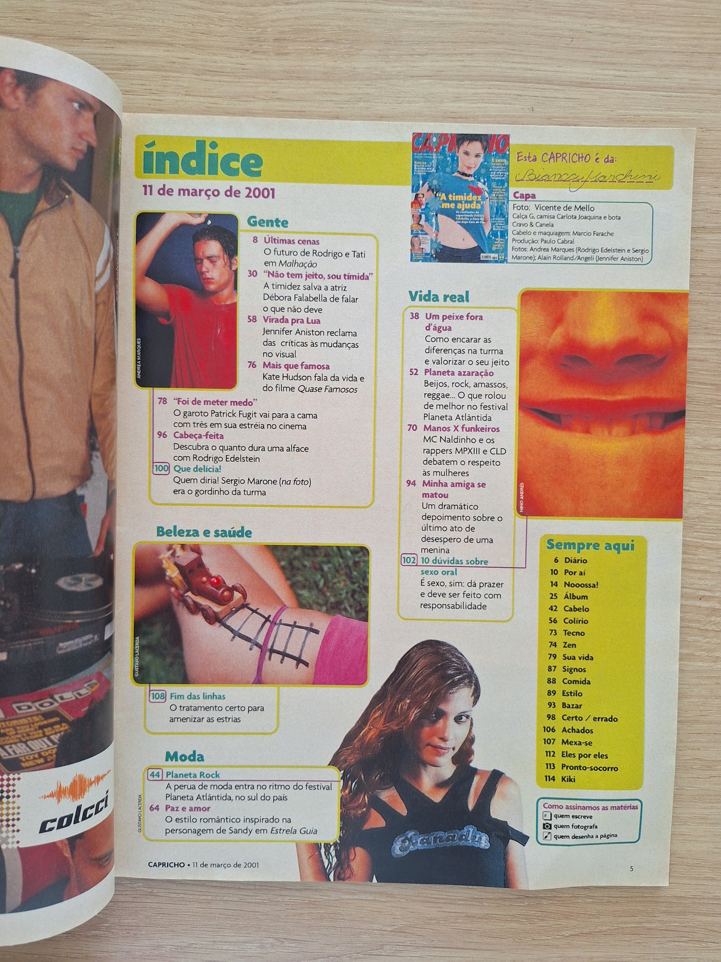 Revista Capricho 857 (2001)