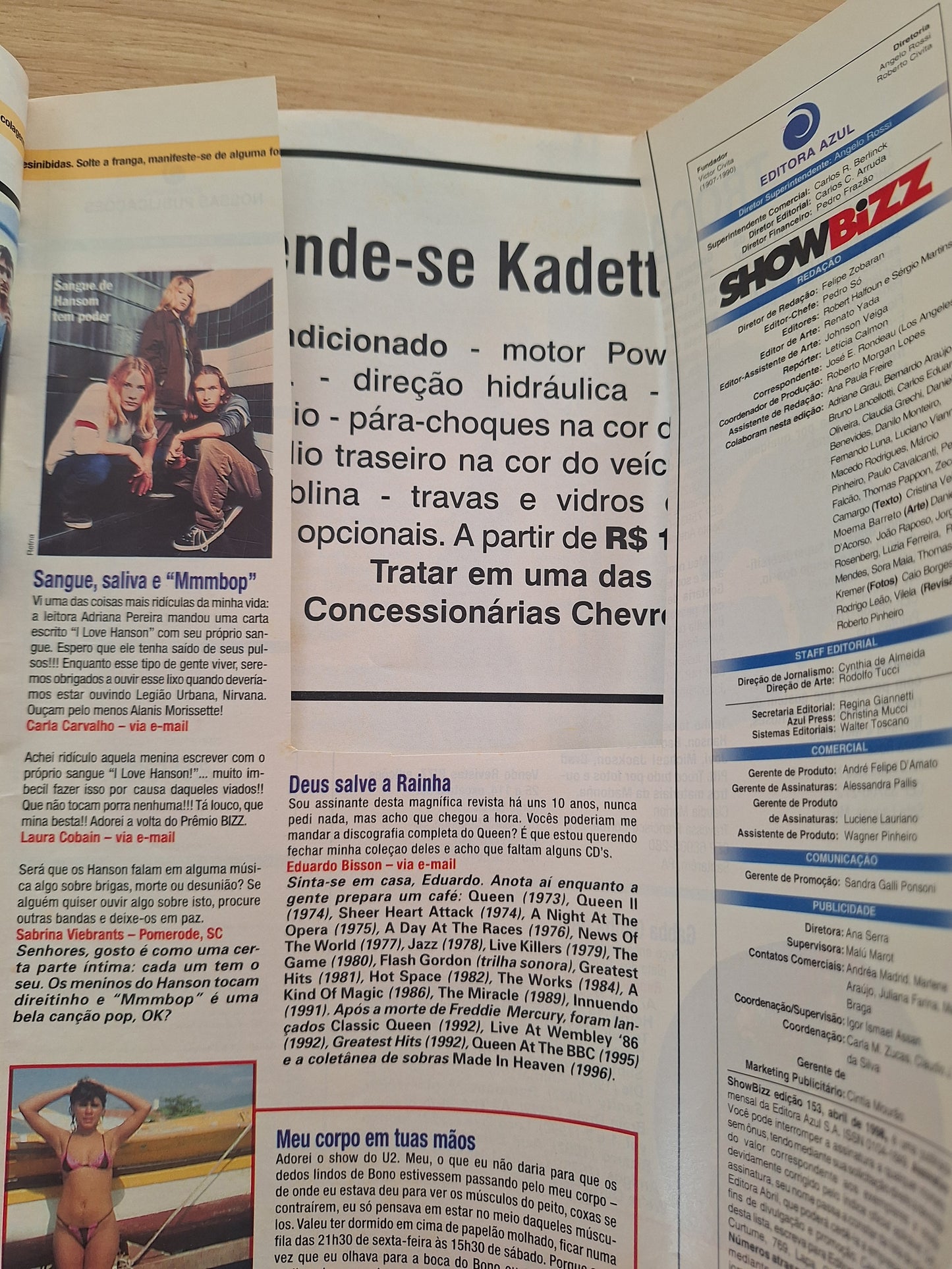 Revista Show Bizz 153 (1998)