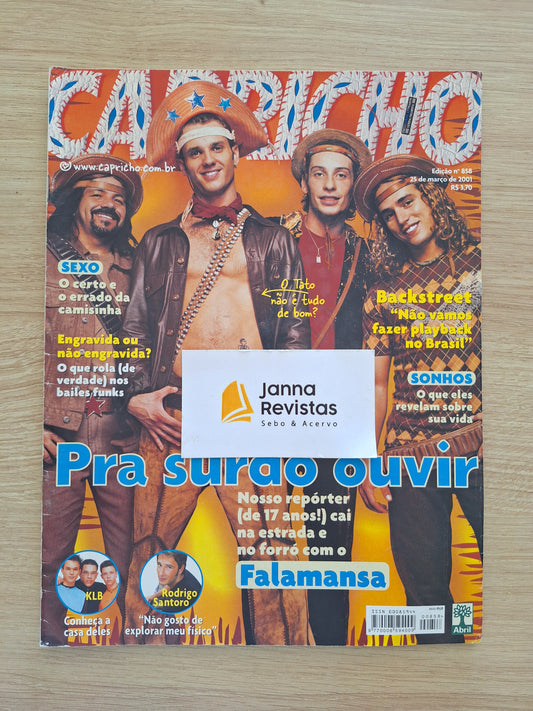 Revista Capricho 858 (2001)