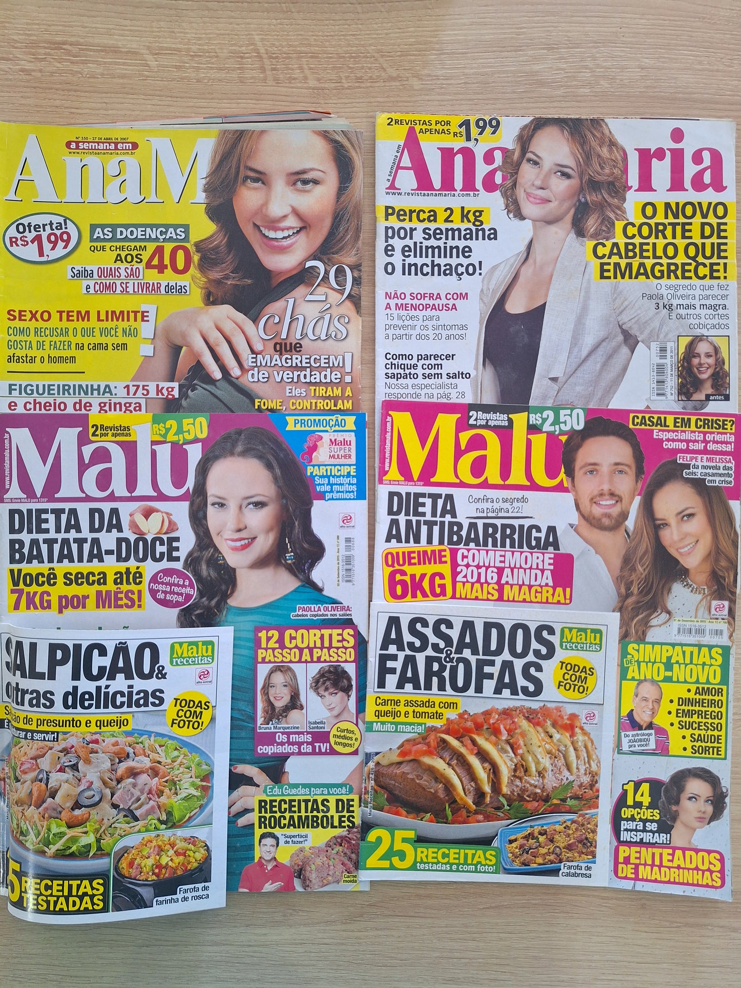 Kit Revista Paolla Oliveira