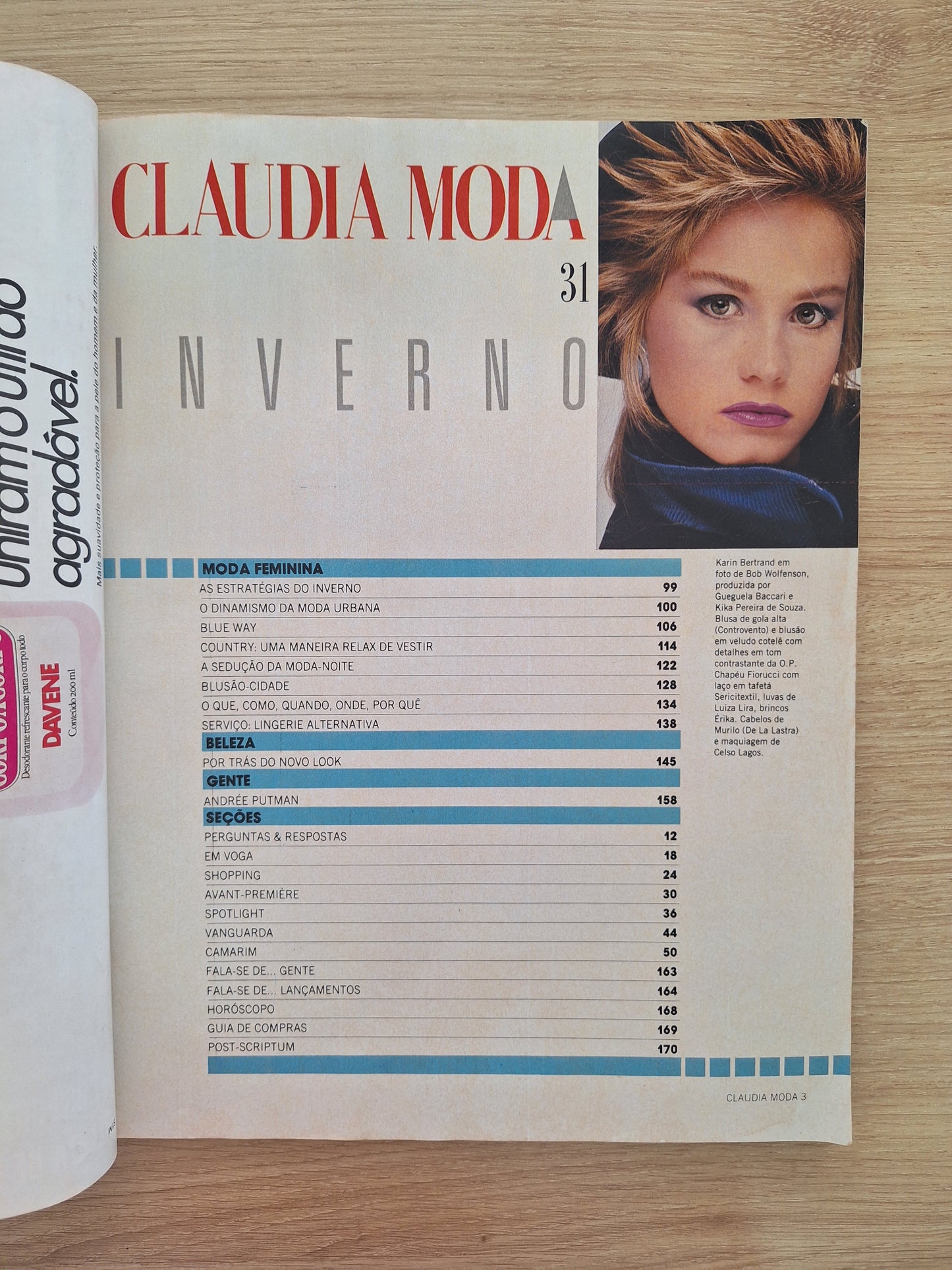 Revista Claudia Moda 31 (1986)