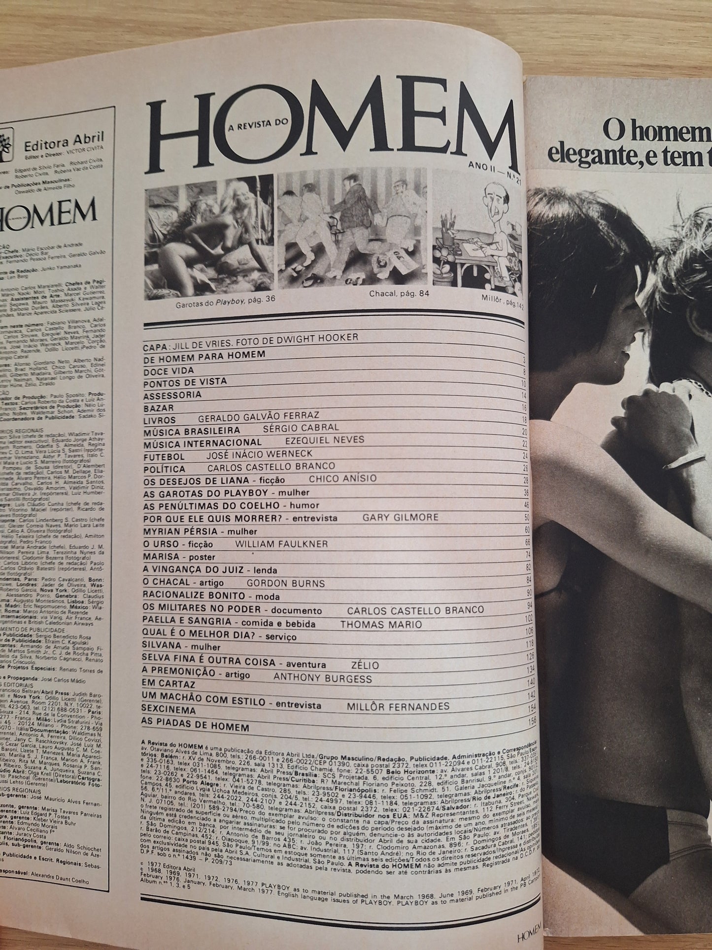 Revista Homem - Playboy 21 (1977)