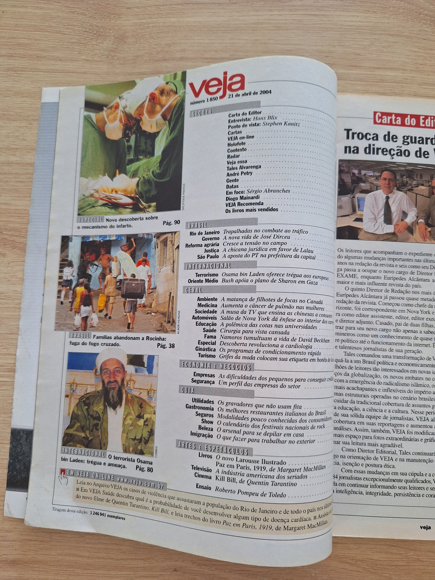 Revista Veja 1850 (2004)