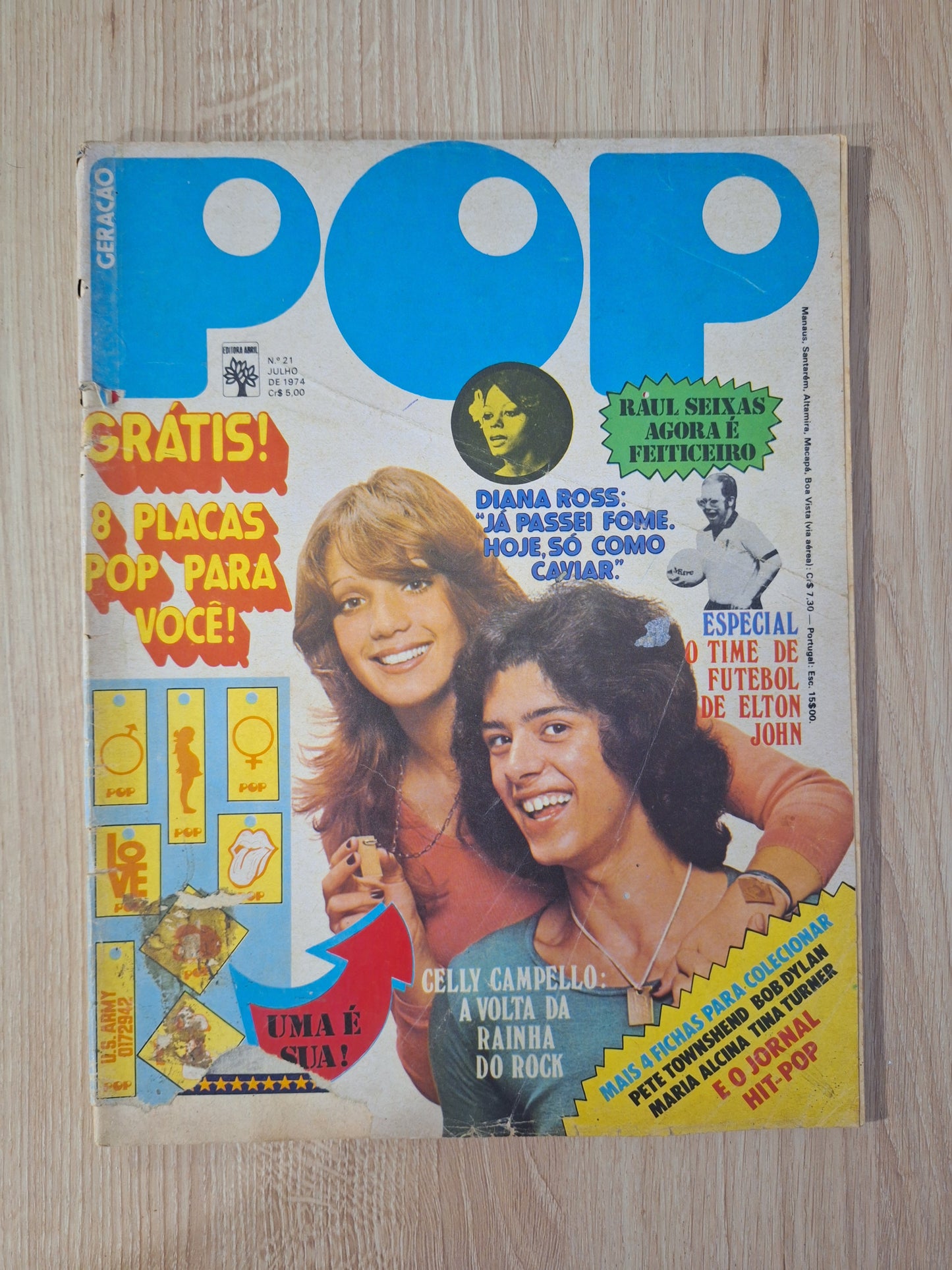 Revista Geração Pop 21 (1974)