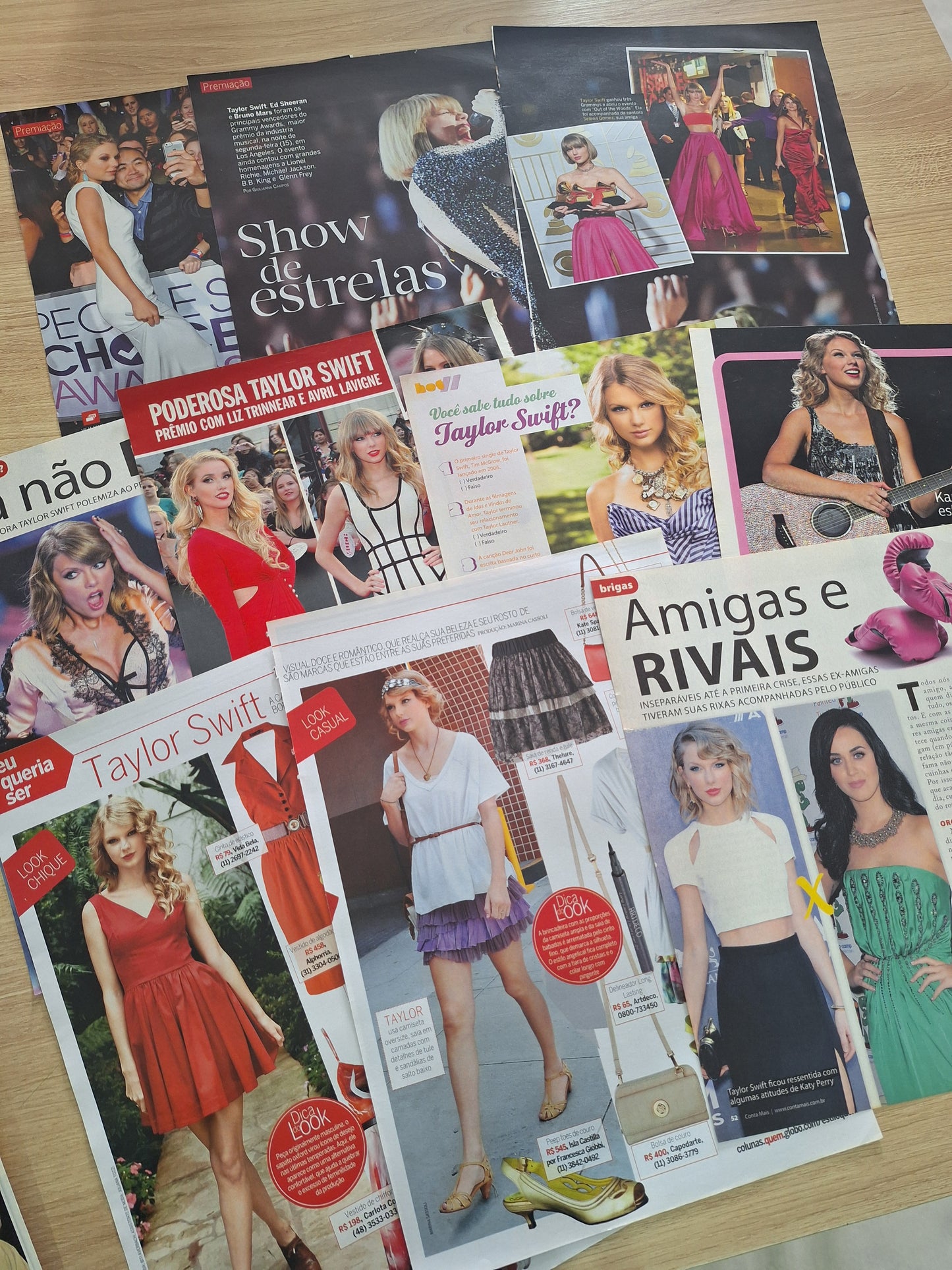 Taylor Swift - Combo Material de Revistas
