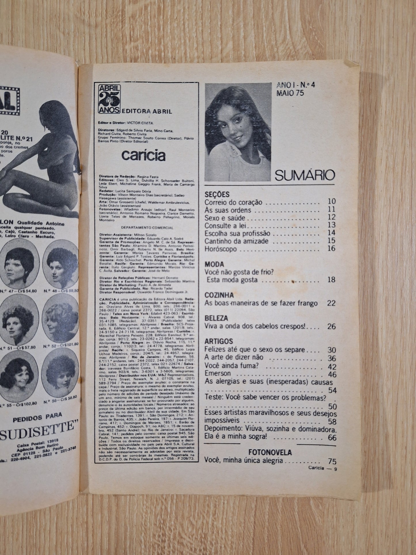 Revista Carícia 04 (1975)