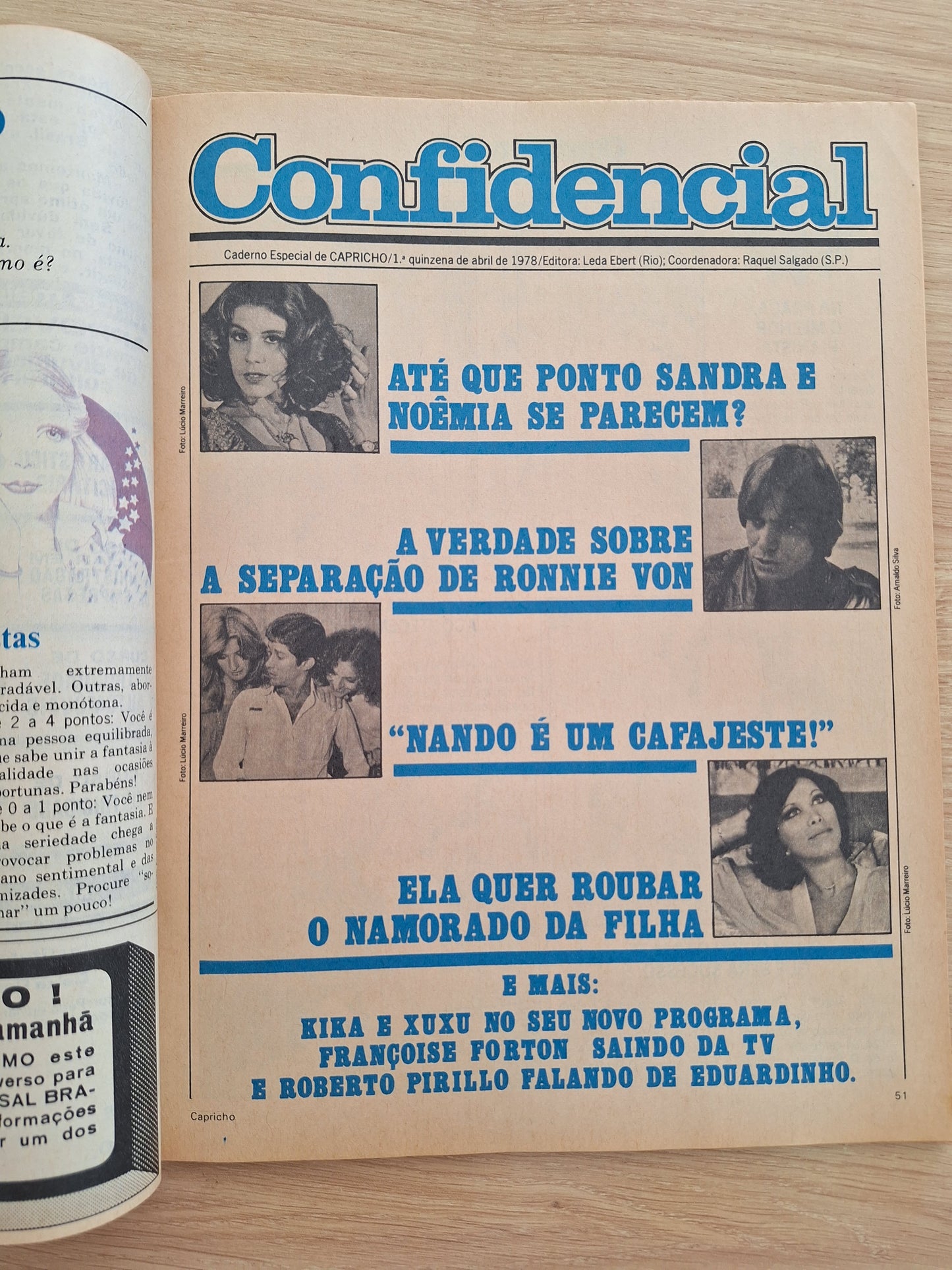 Revista Capricho 454 (1978)