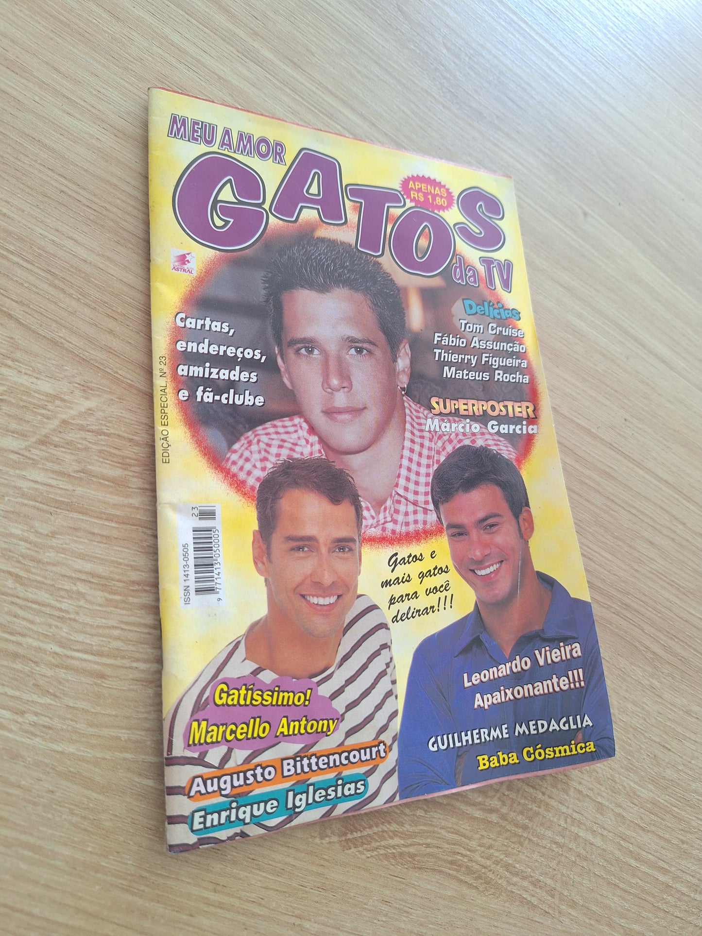 Revista Meu Amor Gatos da TV 23 (1997)