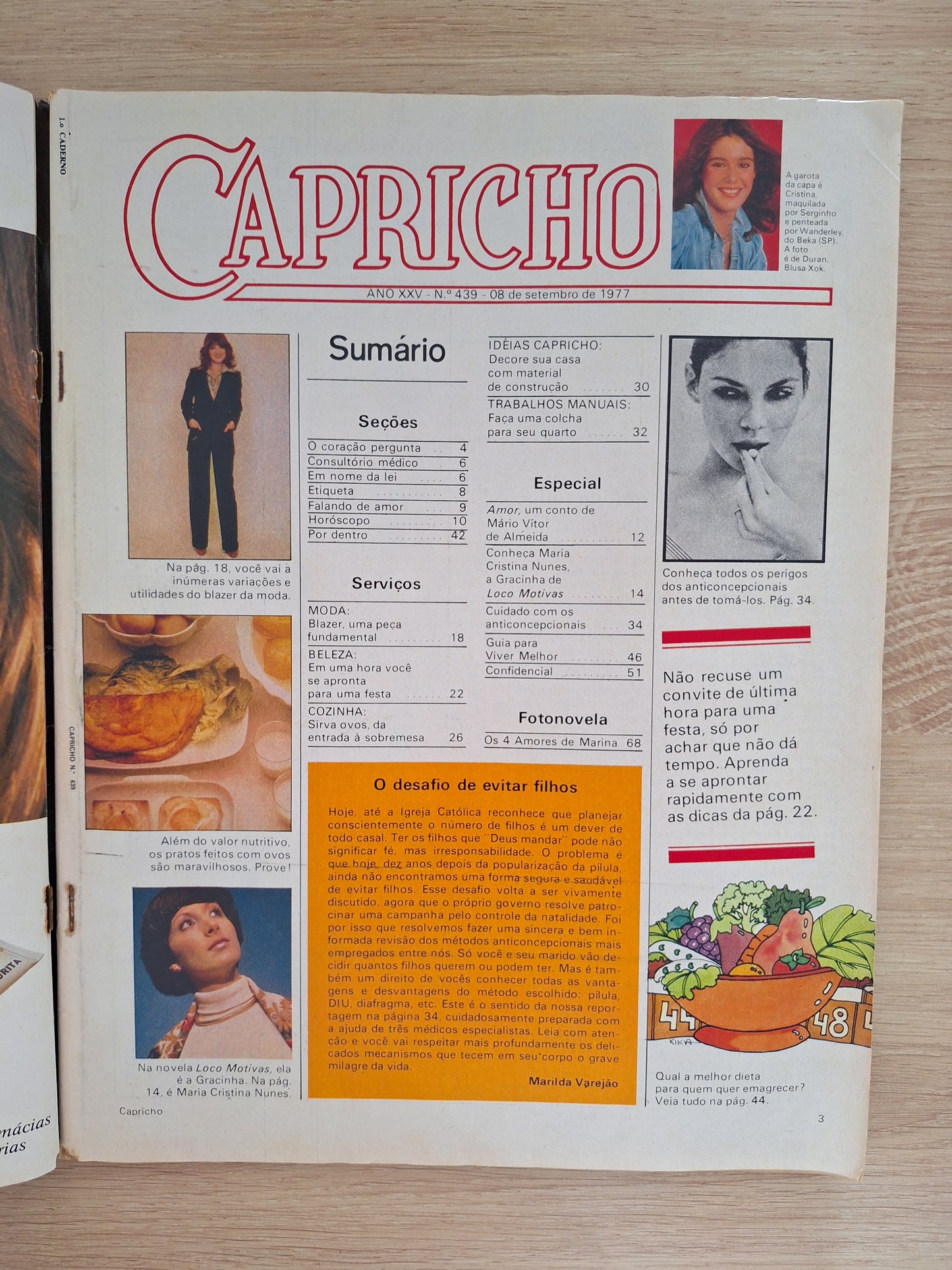 Revista Capricho 439 (1977)