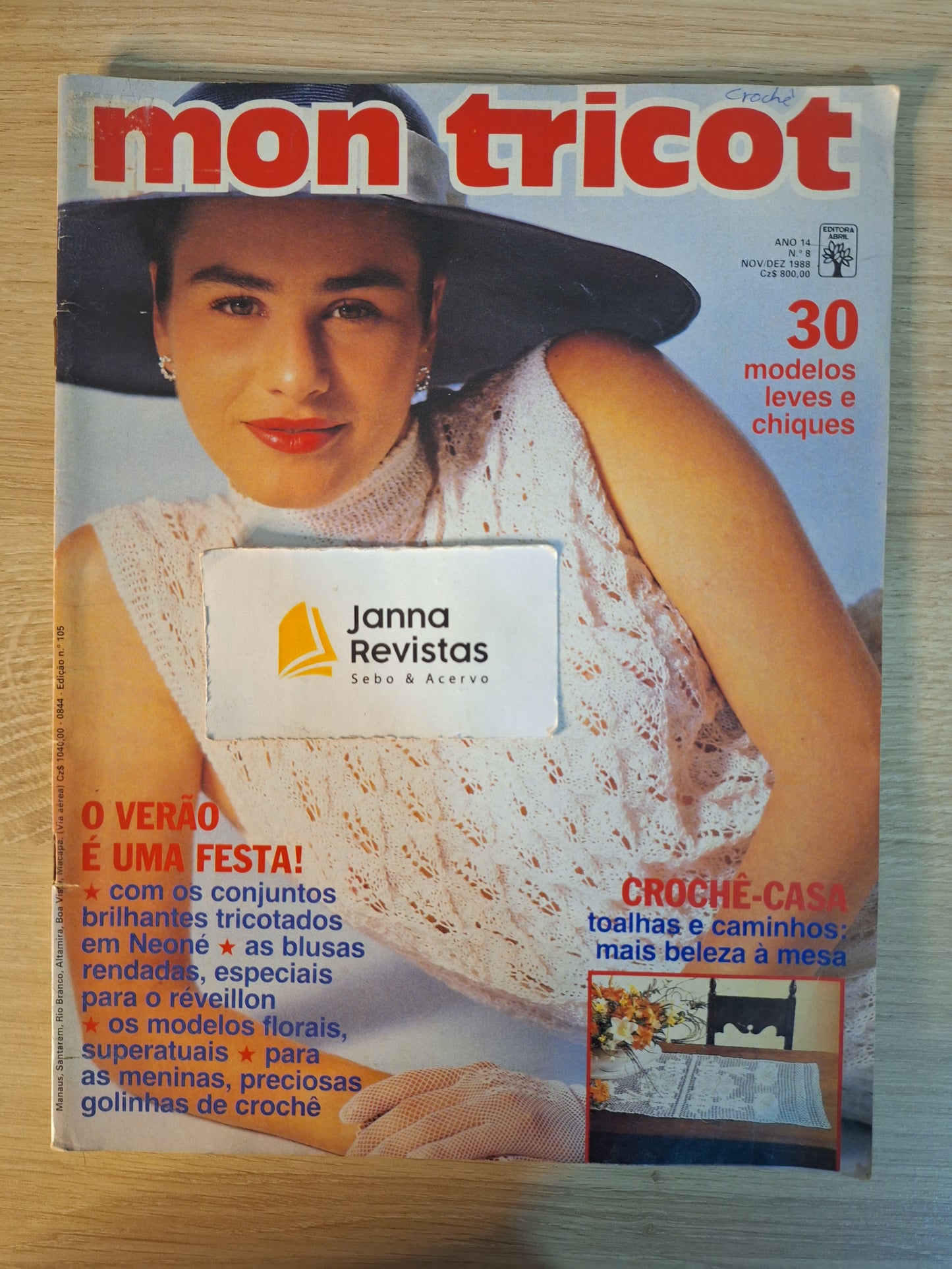 Revista Mon Tricot 105 (1988)