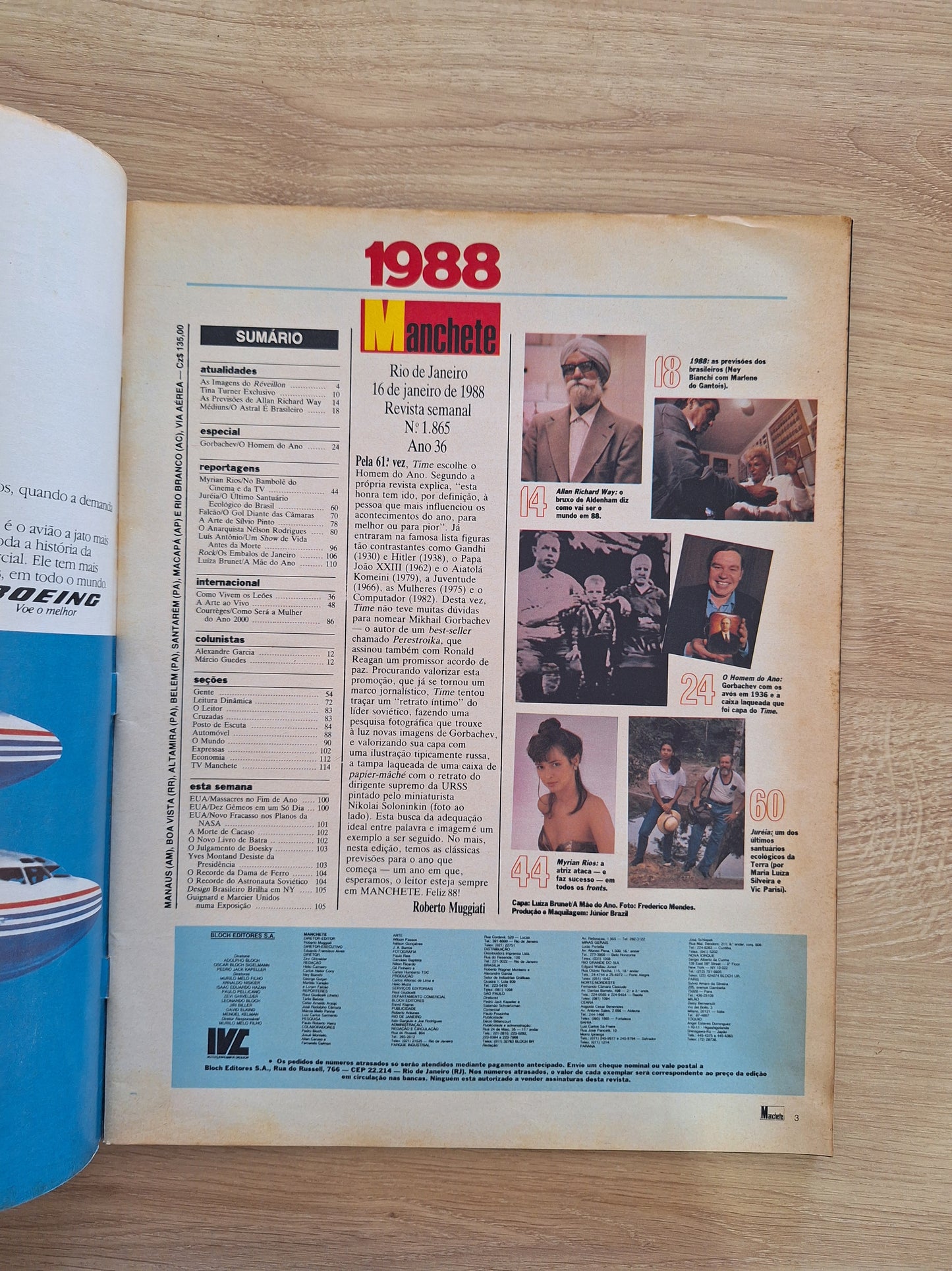 Revista Manchete 1865 (1988)