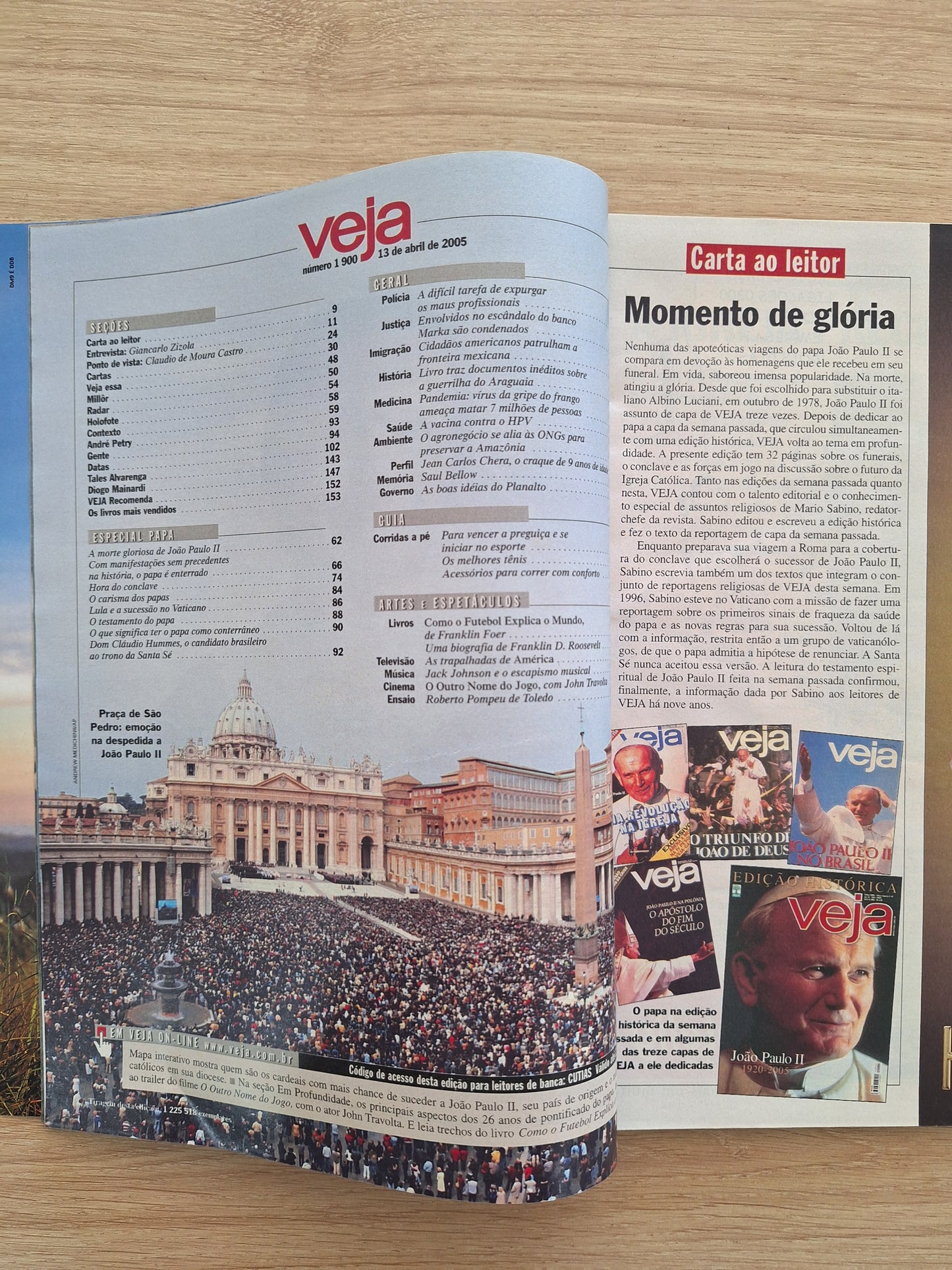 Revista Veja 1900 (2005)