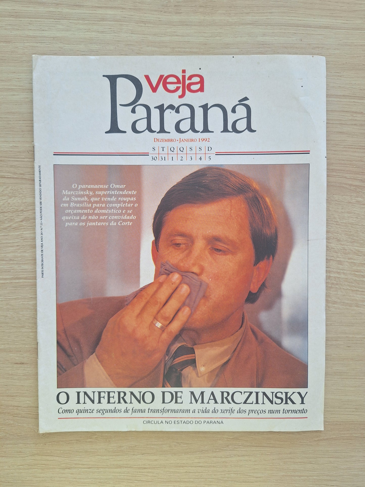 Revista Veja Paraná 53 (1992)