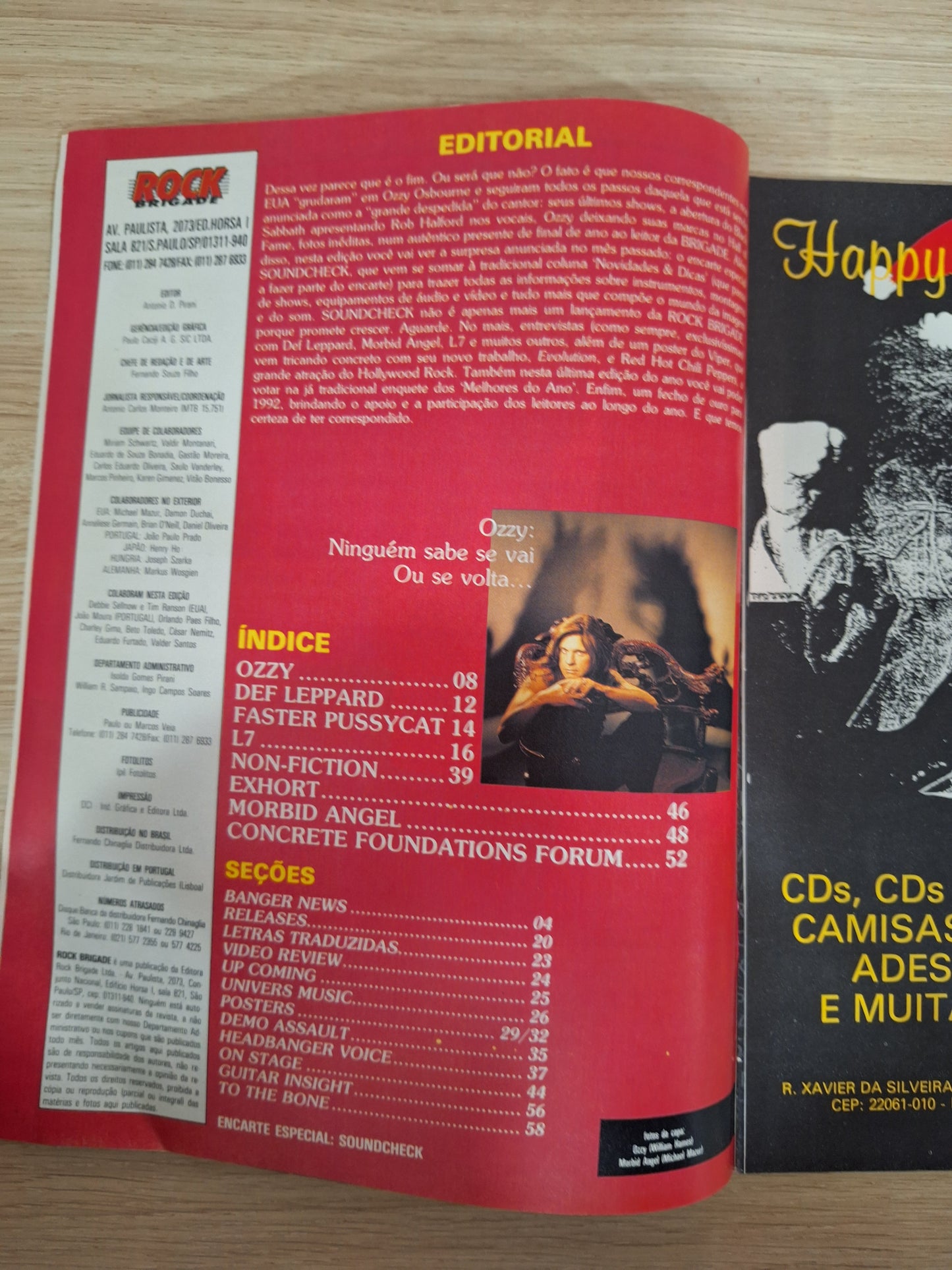 Revista Rock Brigade 77 (1992)