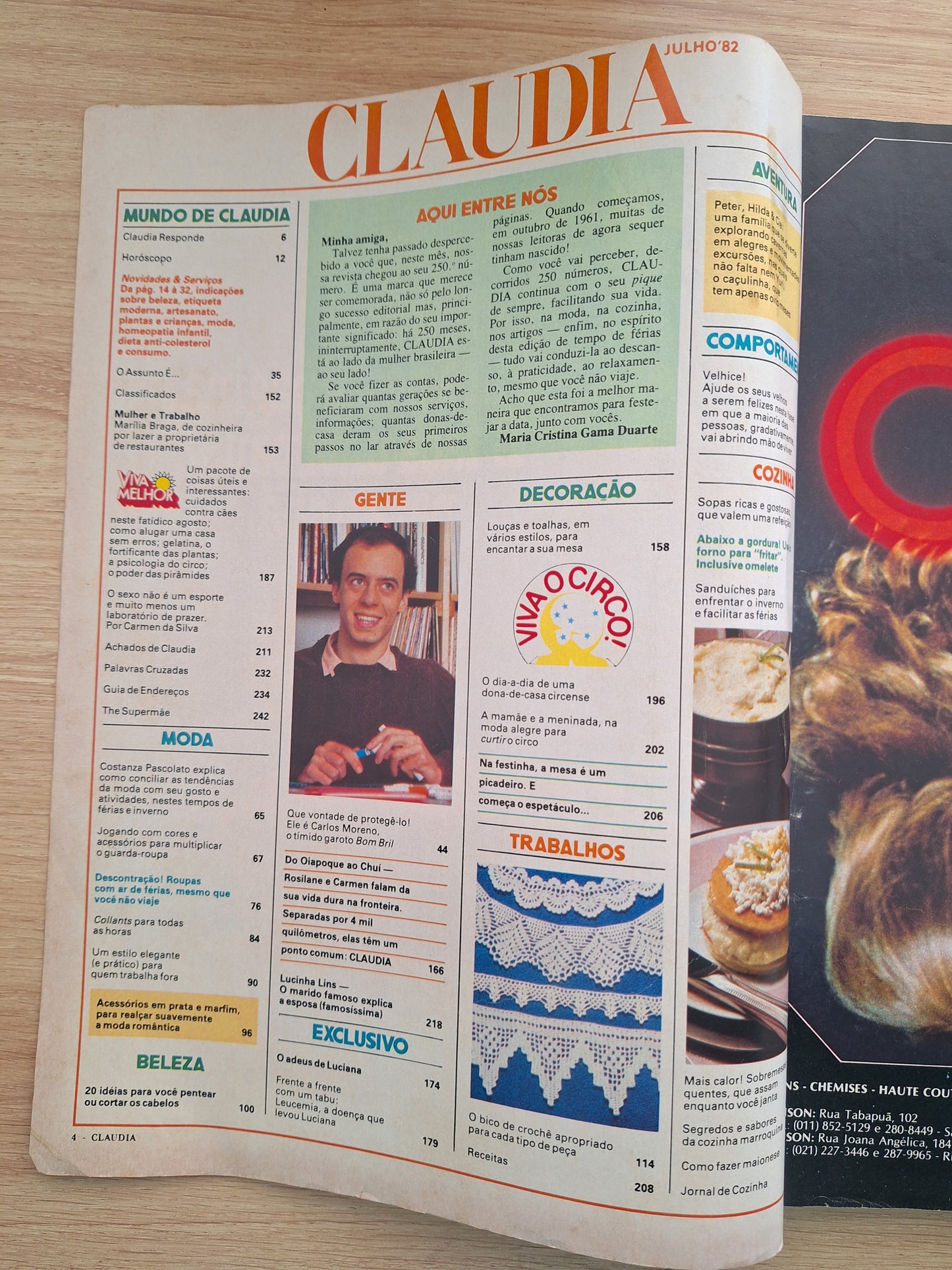 Revista Claudia Nº 250 (1982)